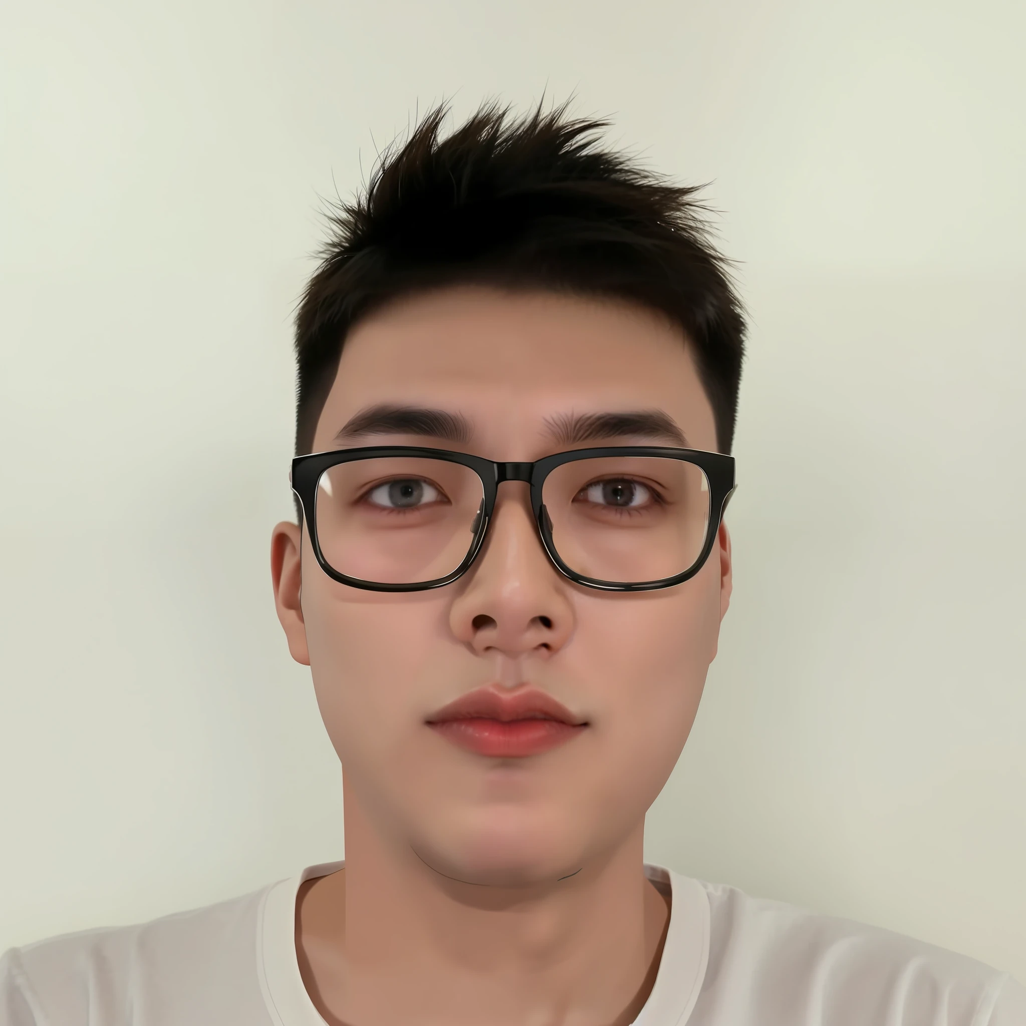 there is a man with glasses and a white shirt posing for a picture, 2 7 years old, 2 8 years old, yanjun chengt, 2 9 years old, with glasses, 2 3 years old, damien tran, 2 2 years old, headshot profile picture, stanley artgem lau, professional profile picture, kevin hou, 21 years old, david luong