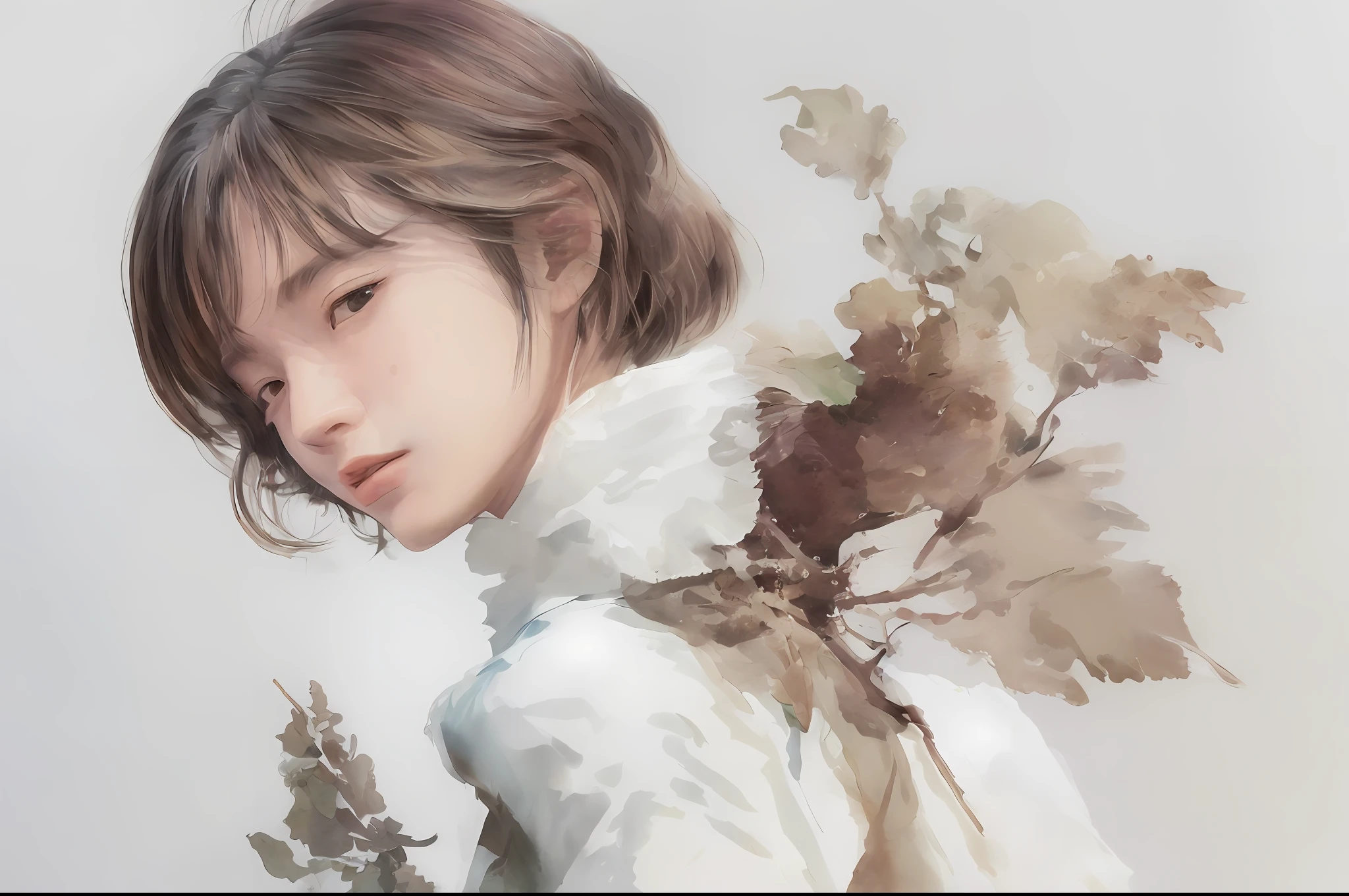 (Masterpiece, Real: 1.4), (Very Complex: 1.2), Portrait, (Upper Body: 1.2), (From the front: 1.3), Parker, Hair (Shortcut), Chest, Bare Shoulders, Sky, Water, Looking at the Viewer, Japan of about 27 years old, Head tilt, Wind, Clouds, Daylight, Outdoor, 1 Girl, Solo, Ultra High Definition, 8K UHD, Film Grain, Perfect Anatomy, Exquisitely Detailed Skin, Best Shadows, Delicate, RAW, High Resolution, Clean Line,