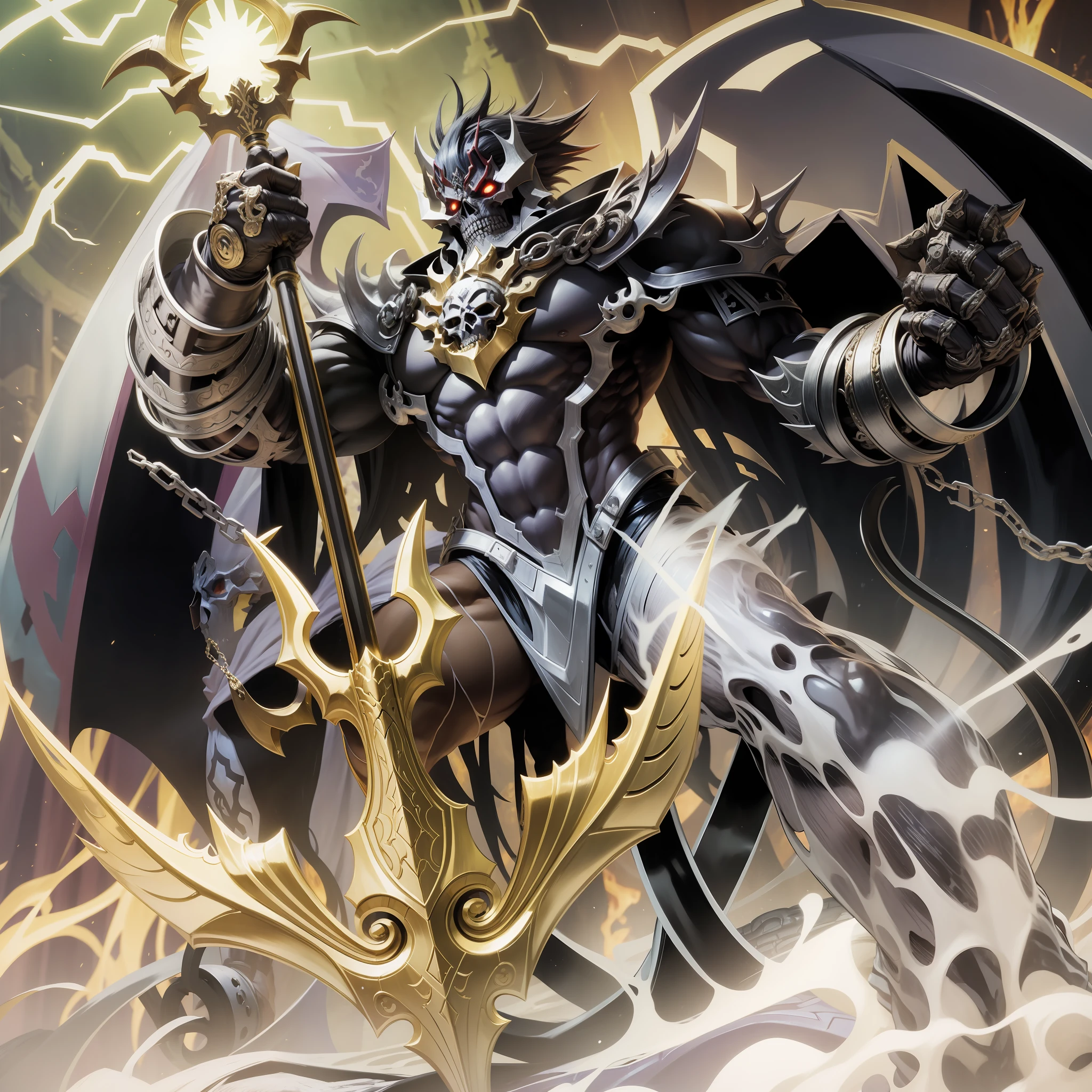 Demon King, Skull Face,Muscle,Symbiotic Body,Yu-Gi-Oh