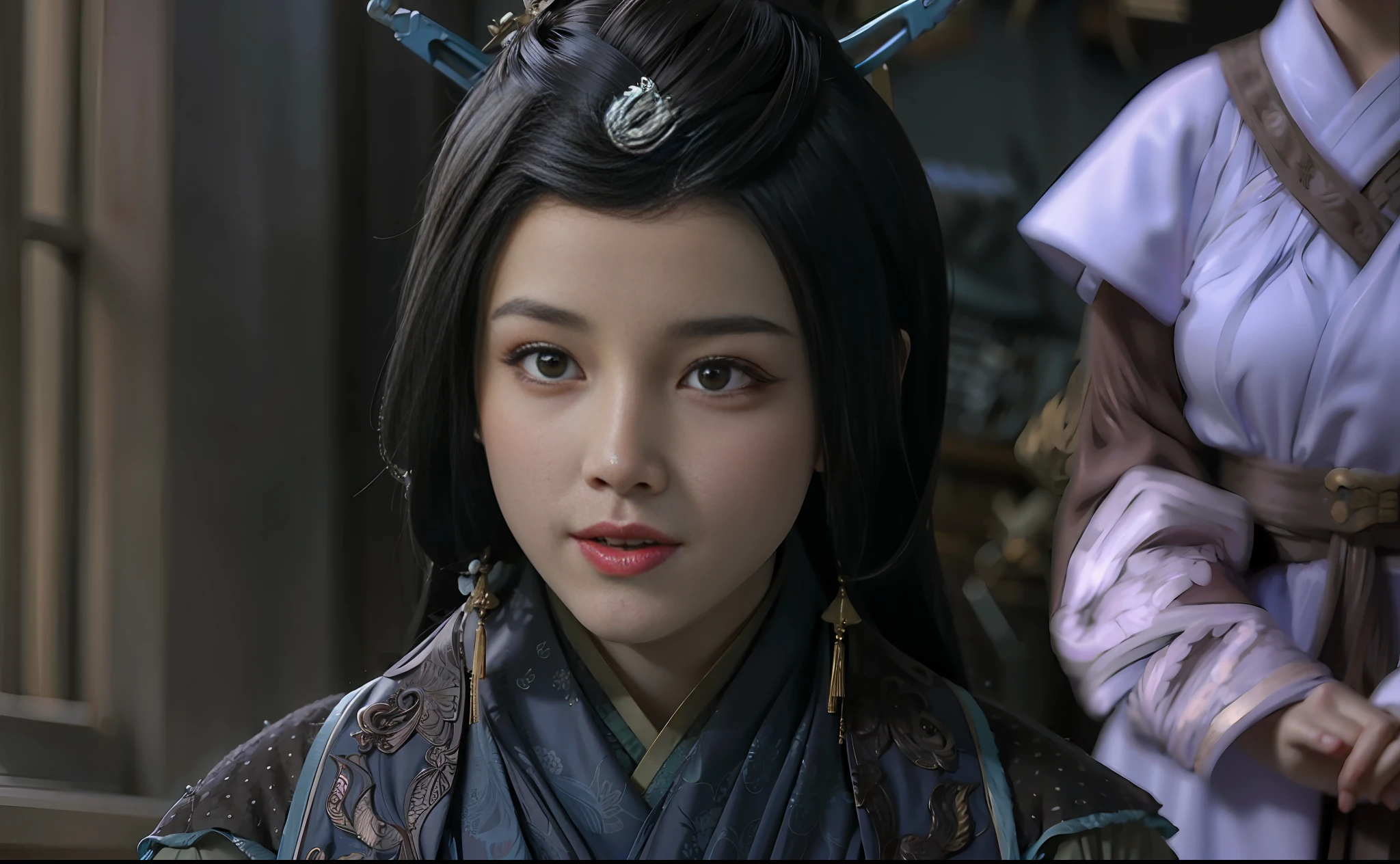 Chinese style, exquisite face, HD, beauty,