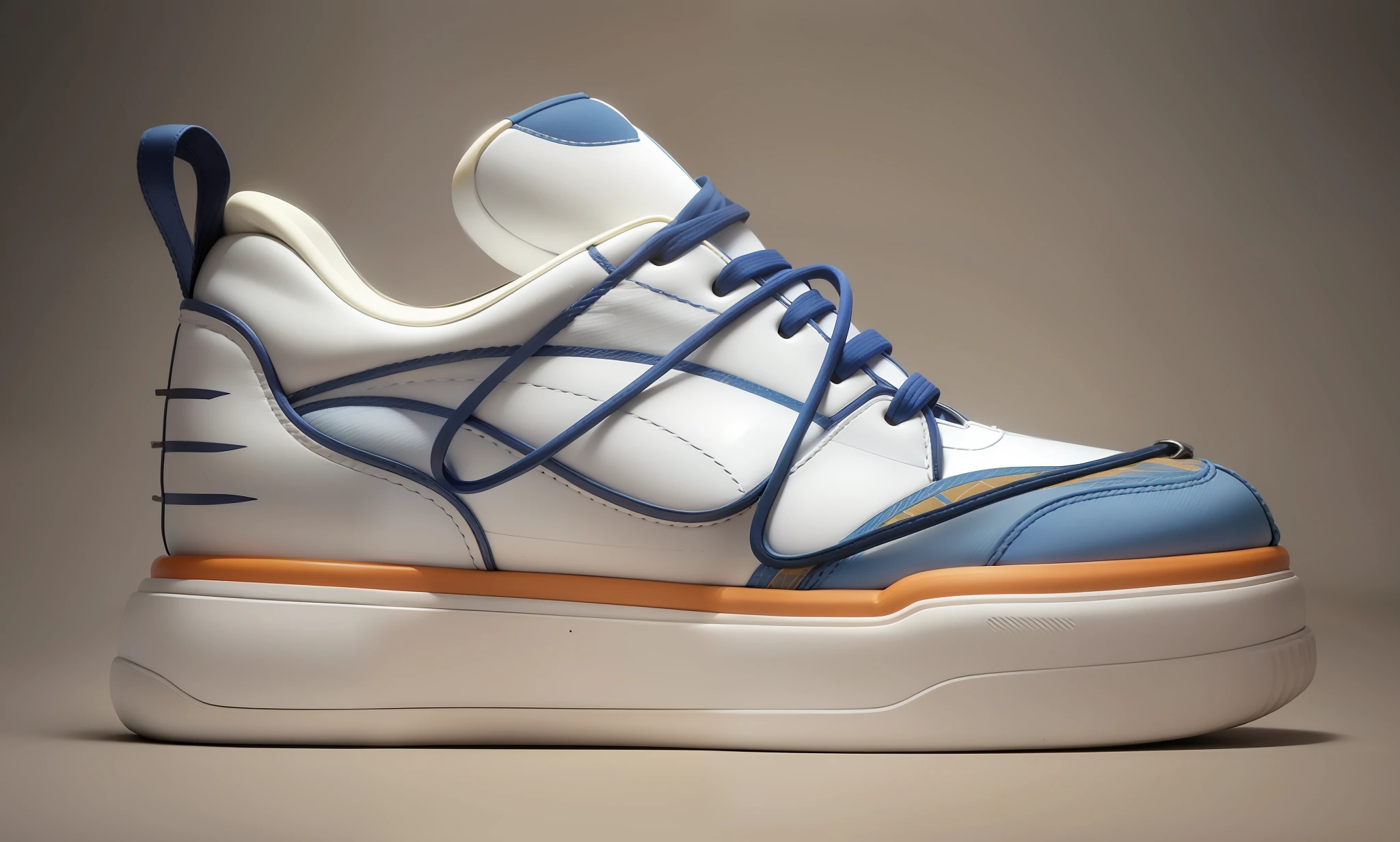 A pair of casual shoes, dopamine color scheme. The inflated upper and the toe of the denim material, the shoe has two LACES, and the LACES wear cartoon accessories, --auto --s2