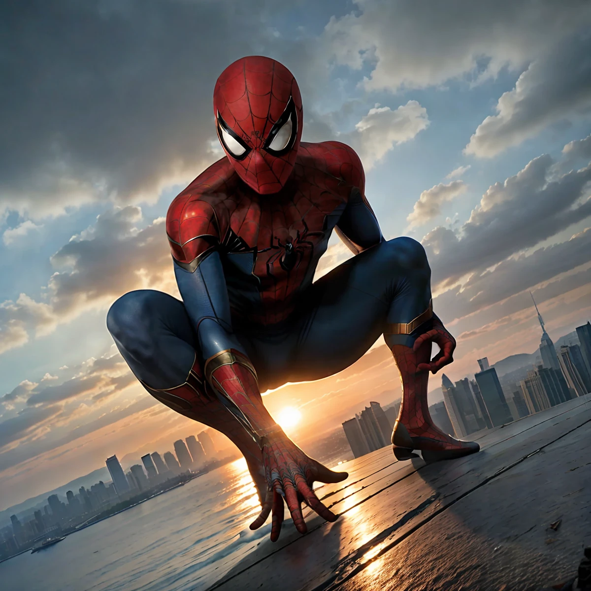 Spiderman, Sam Raimi style, 4k, high definition, dark,