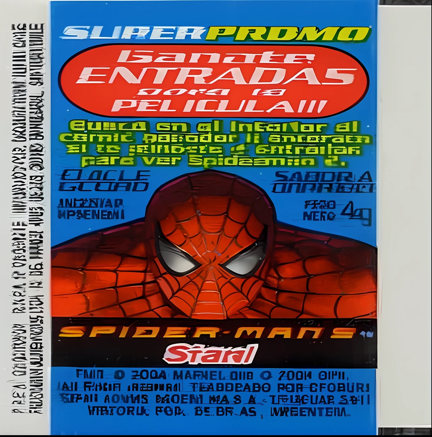 a close up of a spider - man card on a white background, spiderman, spider-man, spider - man, spiderman!!, peter parker, spiderman as electro, spider gag, peter parker as spiderman, marvel comics h 6 4 0, the amazing spider man 2, label, mysterio, the front of a trading card, spider, miles morales