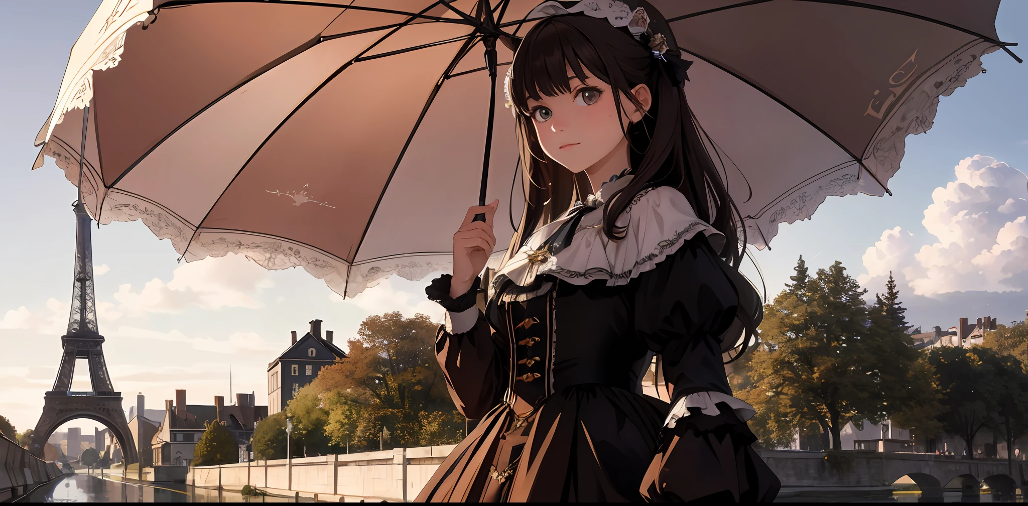 absurdres, highres, ultra detailed, (1girl:1.3), impressionism