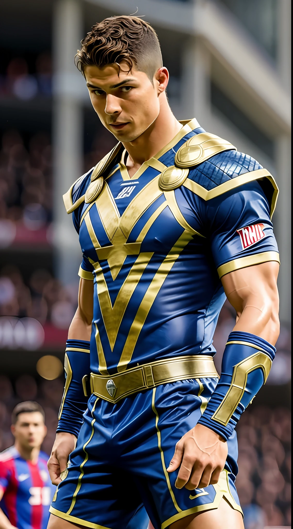 Christiano Ronaldo wears Thor's clothes