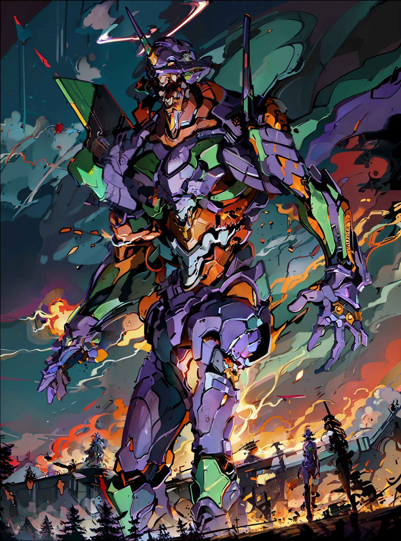 EVA01's hand, EVA01