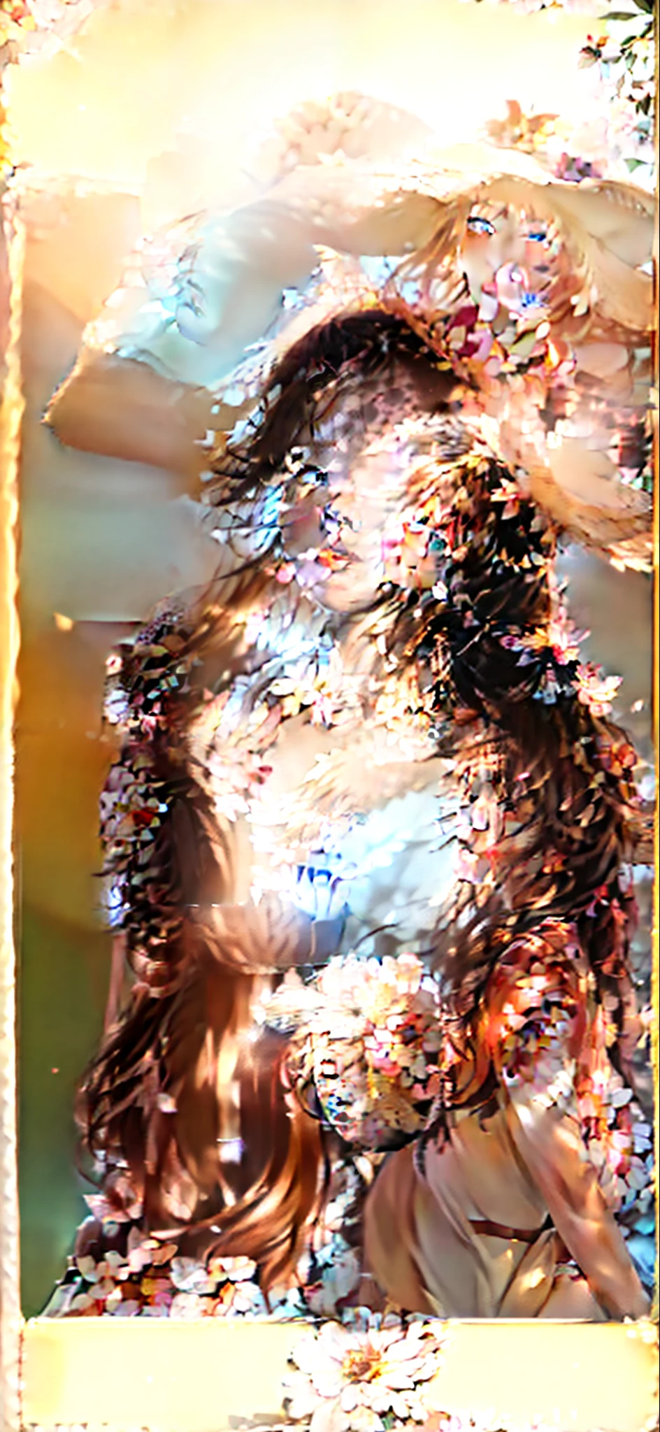 (extreme close up:1.5), (face focus:2),(Style of ???? ???:1.5),
((side face:2)),(1girl surrounded by soft_light:1.5), (backlighting:1.8), (lighting),(flowing fabric:1.3), ((Floral_summer_dress:1.5),(Straw_hat:1.3)),
(masterpiece), realistic, HDR, highly detailed, 8k, raw photo,
ambient occlusion, natural, harmonious composition, warm tones, fine art photography,