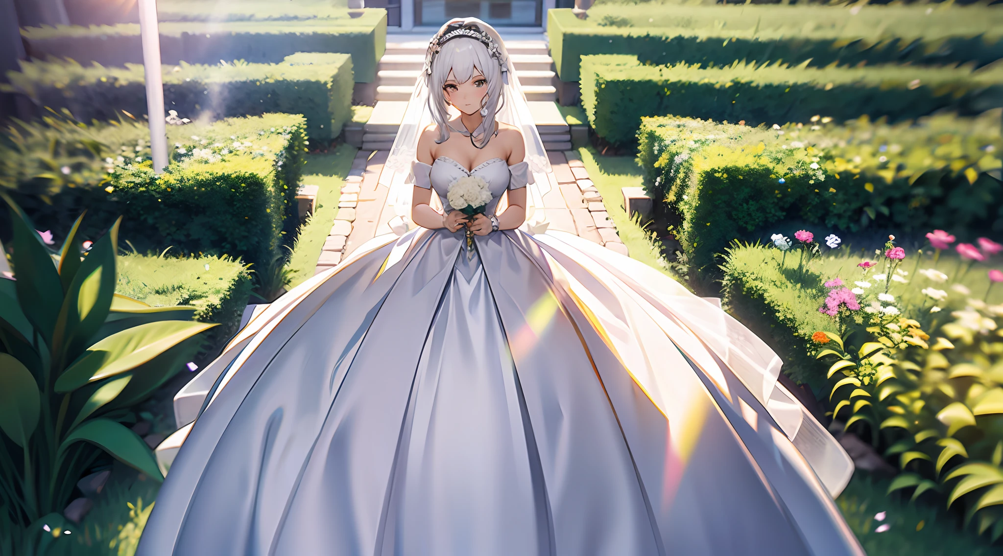 white hair