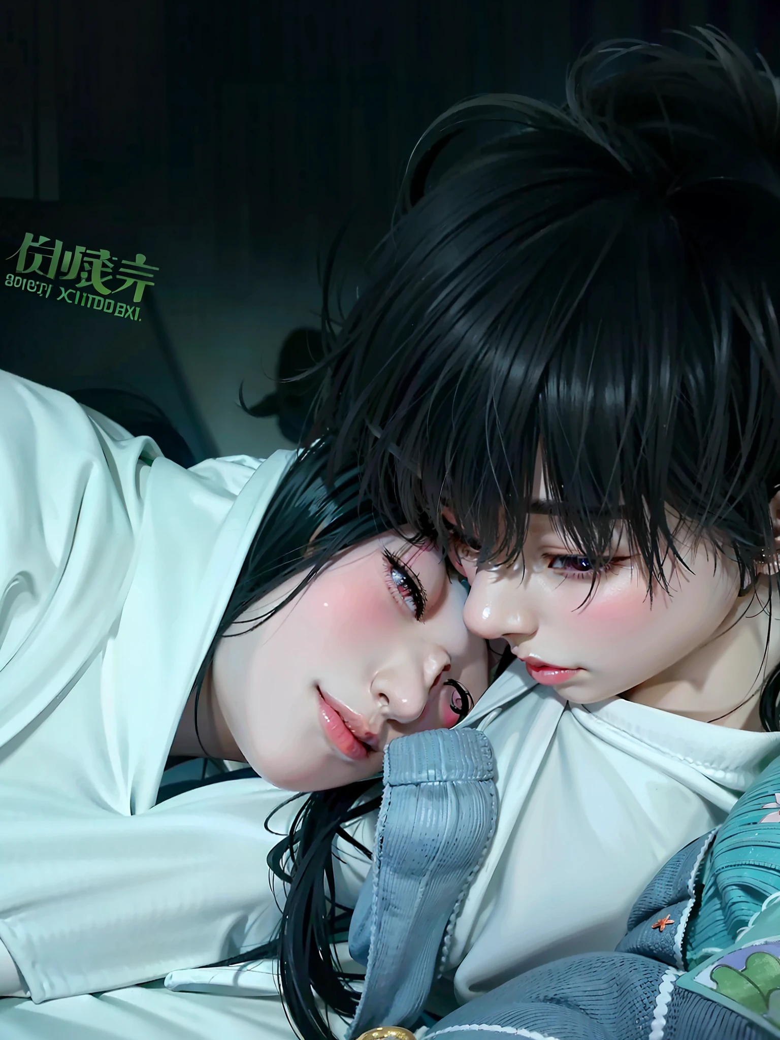 There was a couple sleeping on the sofa, they were Nguyen Gia and Bong Hua Zhong, they felt very sleepy, and Nguyen Jia carried them to sleep. In their environment are Jia, Lu, Ji, and Cai Xukun. Nguyen Gia and Bong Hua Jong look very beautiful! There is also Chen Xintong, they kiss together, very cute. This scene takes place in Shaxi, it feels like a movie still, everyone is a little tired, in the atmosphere of fairy fantasy.