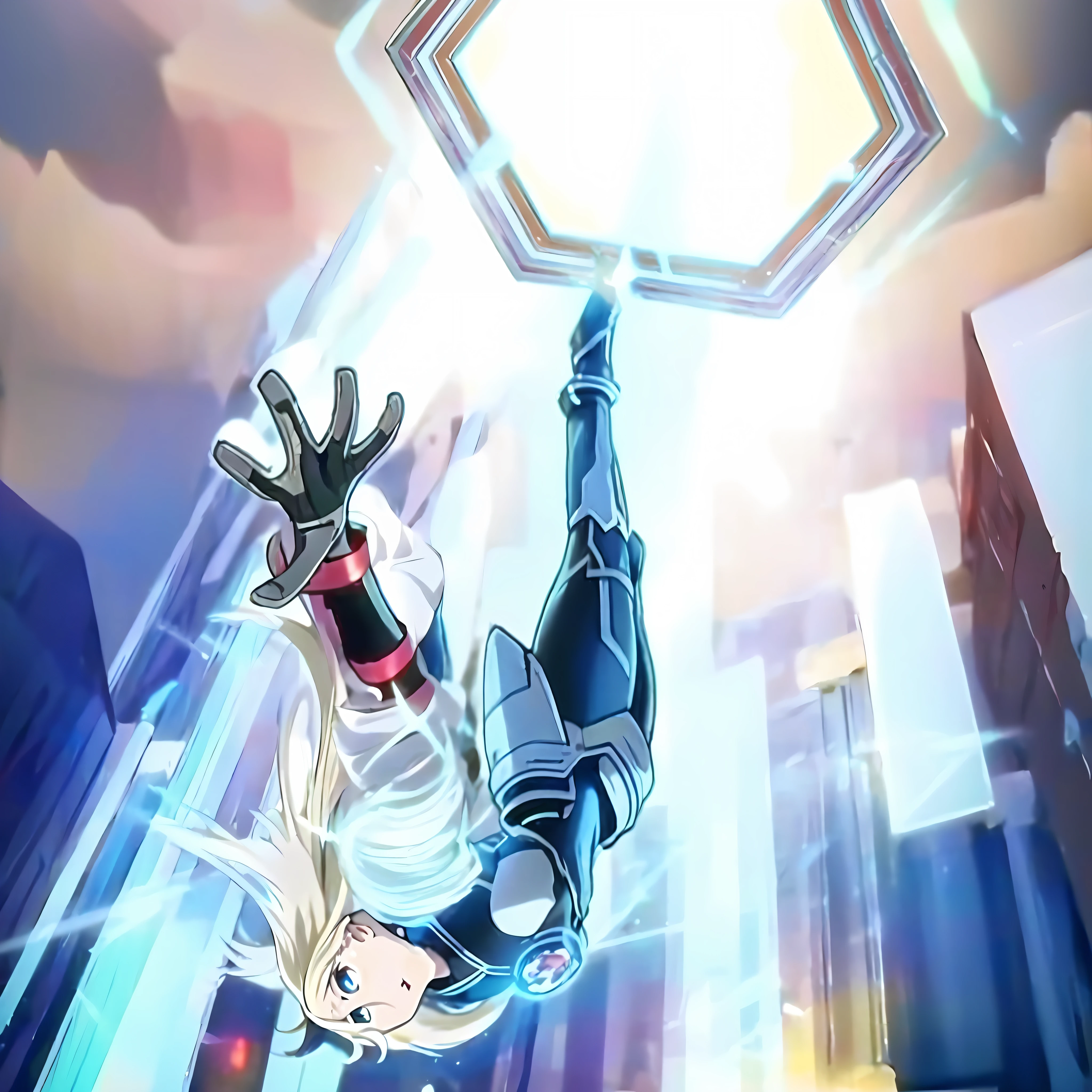 a close up of a person flying through the air with a sword, screenshot from a 2012s anime, an epic anime of a energy man, screenshot from the anime film, this character has cryokinesis, still from tv anime, anime movie screenshot, today's featured anime still, sci-fi anime, screenshot from guro anime