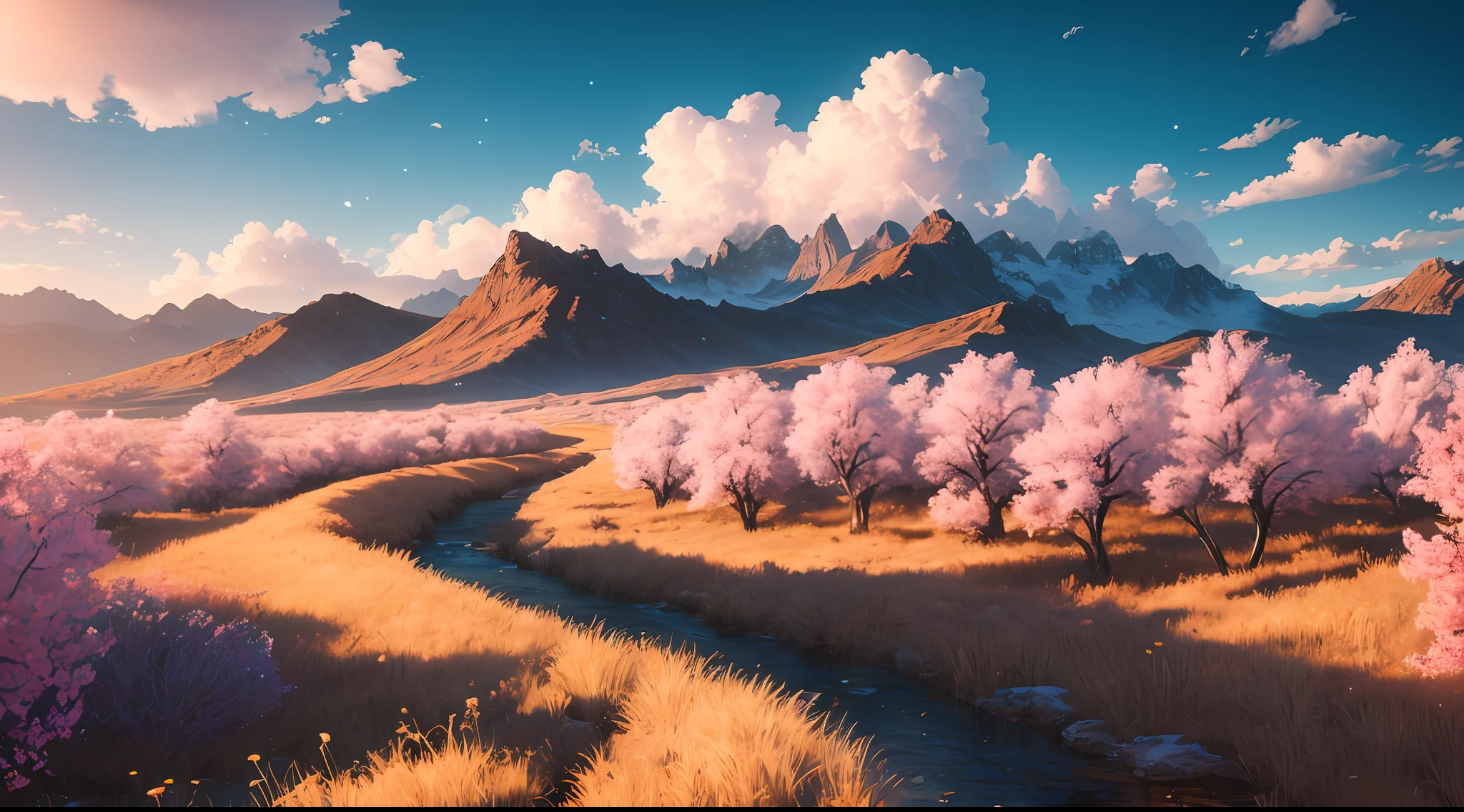 Masterpiece, Best Quality, High Quality, Highly Detailed CG Unity 8k Wallpaper, Sky, Landscape, Earth, Award Winning Photo, Bokeh, Depth of Field, HDR, Bloom, Chromatic Aberration, Photorealism, Very detailed, trending at artstation, trending at CGsociety, intricate, high detail, dramatic, art of mid-journey