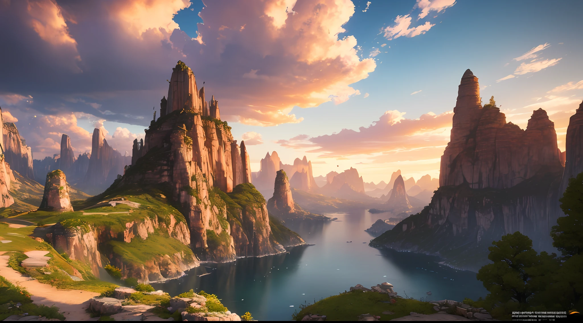 Masterpiece, Best Quality, High Quality, Highly Detailed CG Unity 8k Wallpaper, Sky, Landscape, Earth, Award Winning Photo, Bokeh, Depth of Field, HDR, Bloom, Chromatic Aberration, Photorealism, Very detailed, trending at artstation, trending at CGsociety, intricate, high detail, dramatic, art of mid-journey
