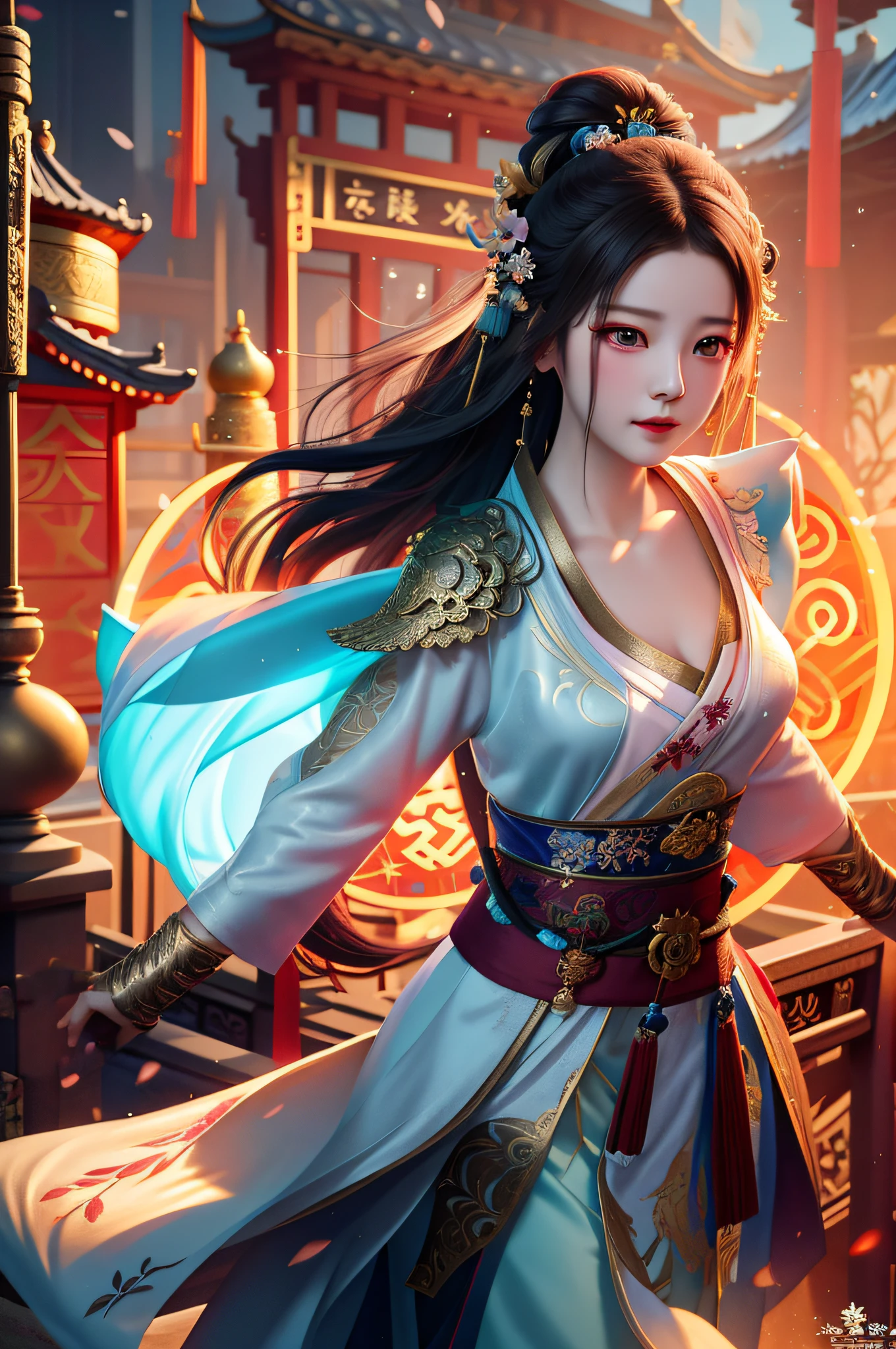Sword in hand