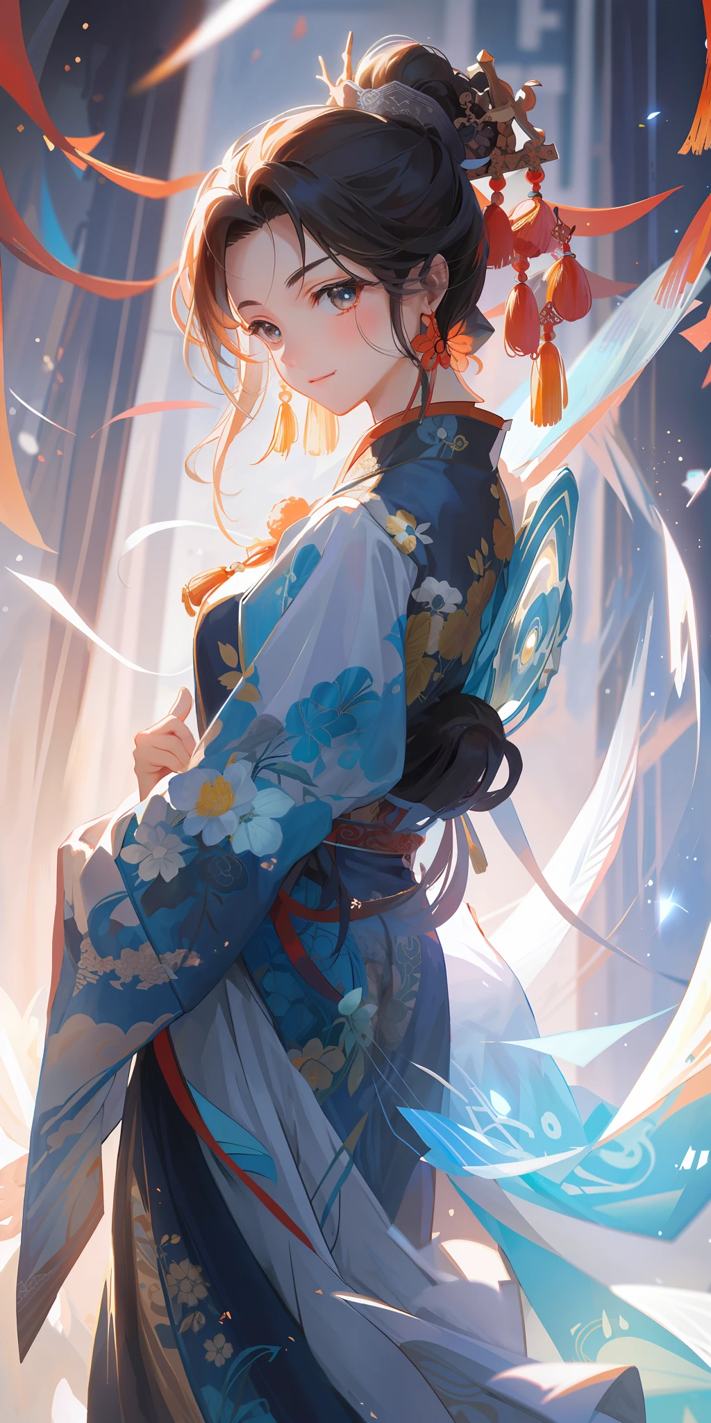 , masterpiece, best quality,
1girl,solo,Chinese cloth,Chinese style,glowing,