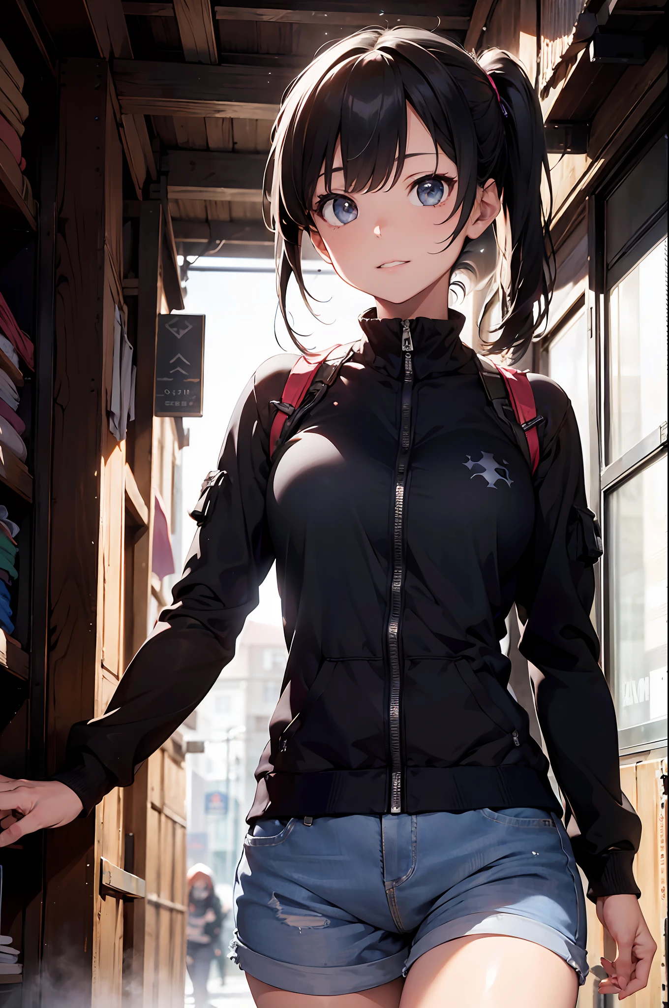 ((Best quality)), ((masterpiece)), (detailed:1.4), 3D, an image of a beautiful cyberpunk female,HDR (High Dynamic Range),Ray Tracing,NVIDIA RTX,Super-Resolution,Unreal 5,Subsurface scattering,PBR Texturing,Post-processing,Anisotropic Filtering,Depth-of-field,Maximum clarity and sharpness,Multi-layered textures,Albedo and Specular maps,Surface shading,Accurate simulation of light-material interaction,Perfect proportions,Octane Render,Two-tone lighting,Wide aperture,Low ISO,White balance,Rule of thirds,8K RAW,