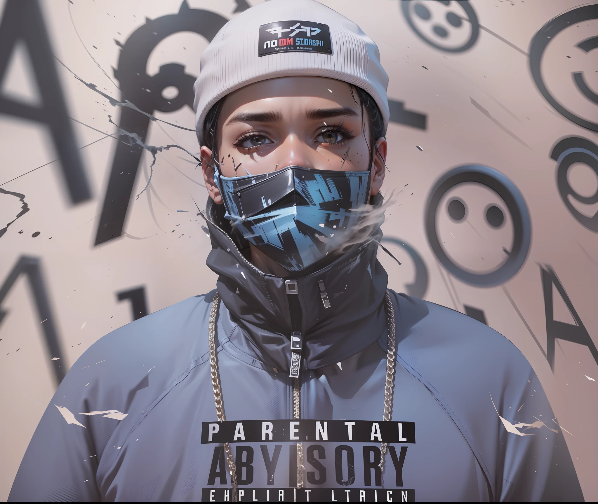 4k hip hop style, high definition, detailed face, detailed face, trap style, hyper-realistic, + cinematic shot + dynamic composition, incredibly detailed, sharpness,
