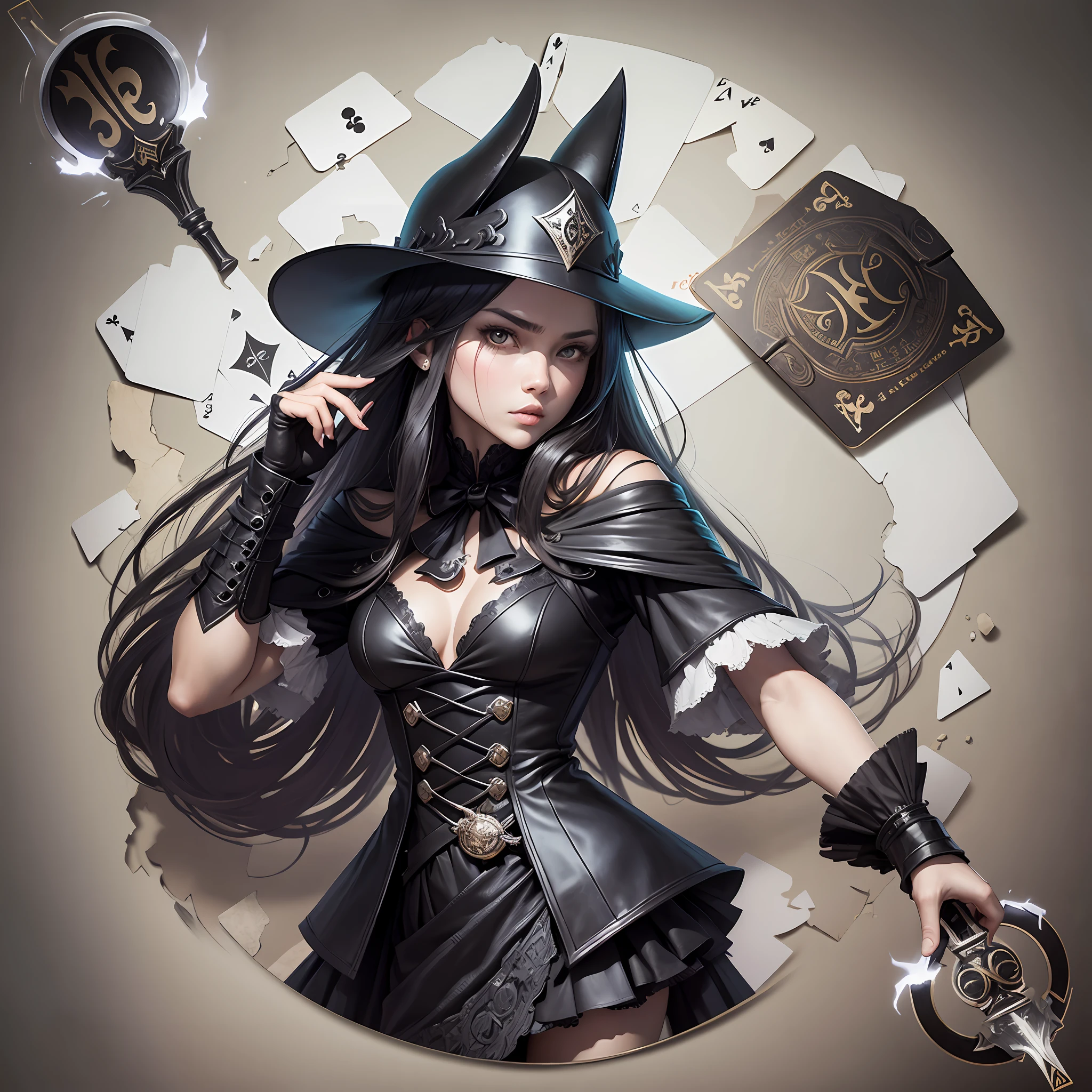 Ace of Spades card, fragmented, circular shape with defects, creep style --auto --s2