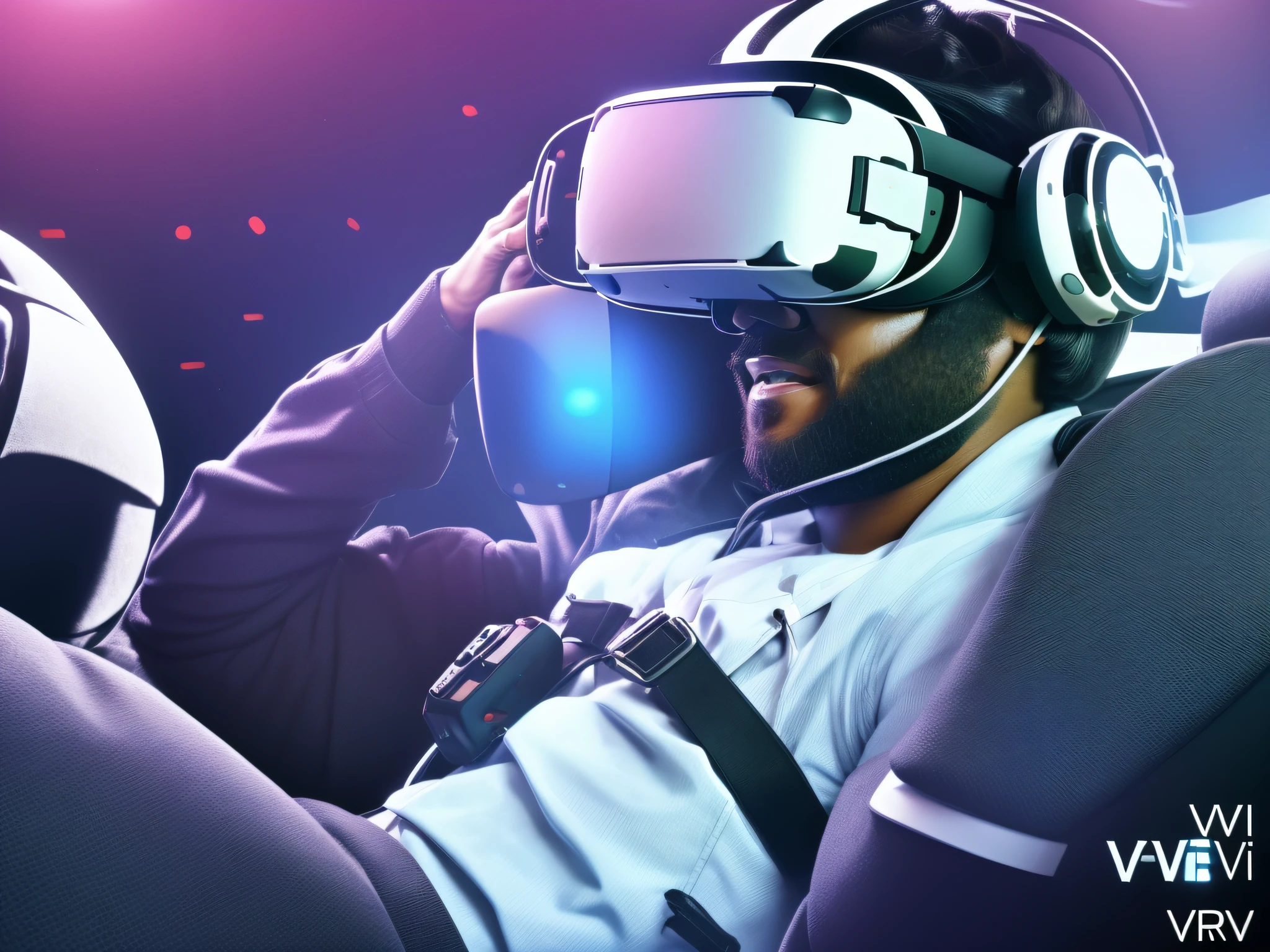 man laying in bed with a virtual reality device on his head, vr helmet on man, vr goggles, wearing vr goggles, wearing a vr headset, vr headset, vr googles, futuristic vr headset, wearing a vr-headset, virtual reality headset, virtual reality, wearing vr glasses, vr helmet, wearing vr, vr glasses, virtual metaverse room