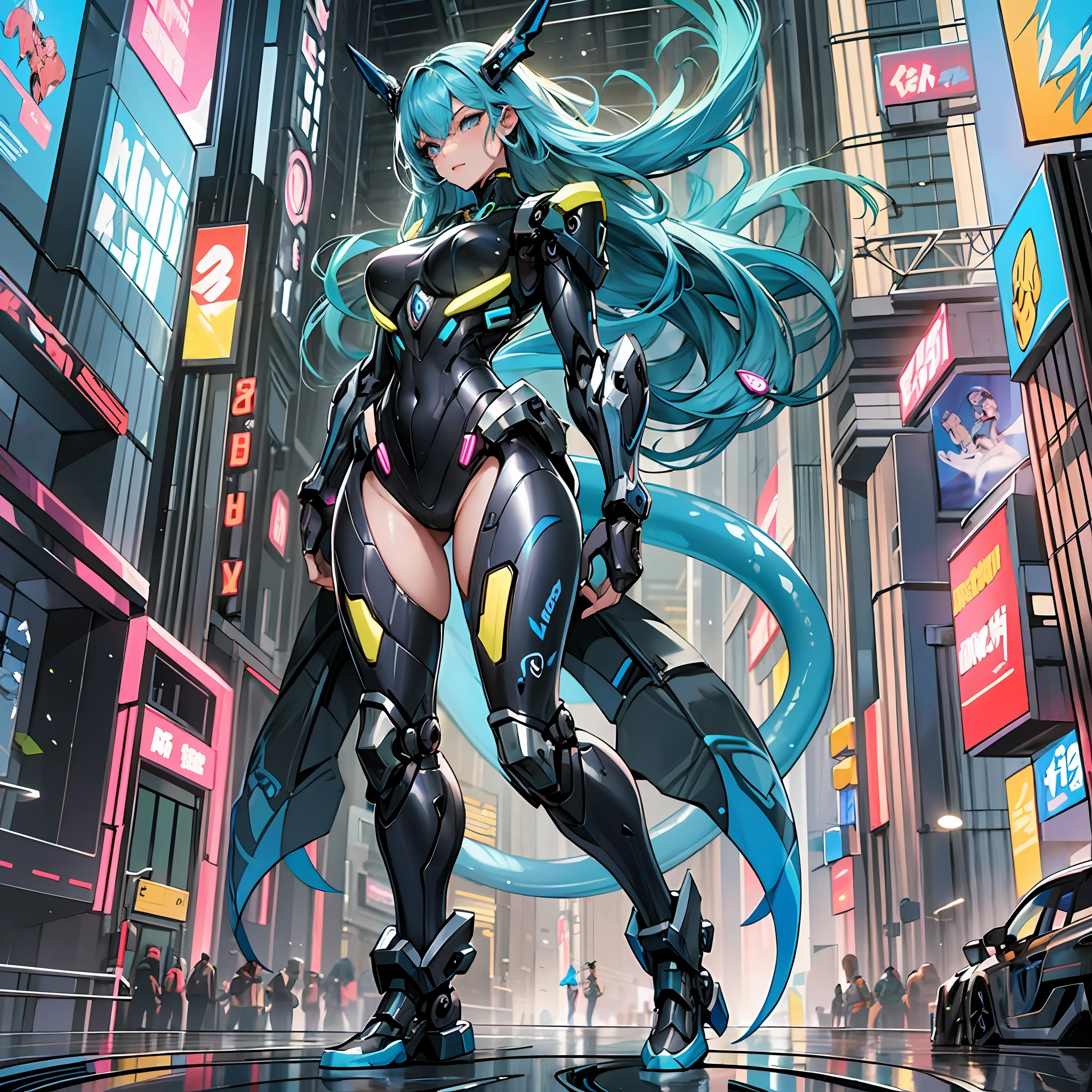 Woman in electric eel color costume, best anime 4k wallpaper, full body, cyberpunk electric eel, mechanized valkyrie girl, biomechanical, highly detailed artgerm based on electric eel, cyborg electric eel, anime style 4k, electric eel