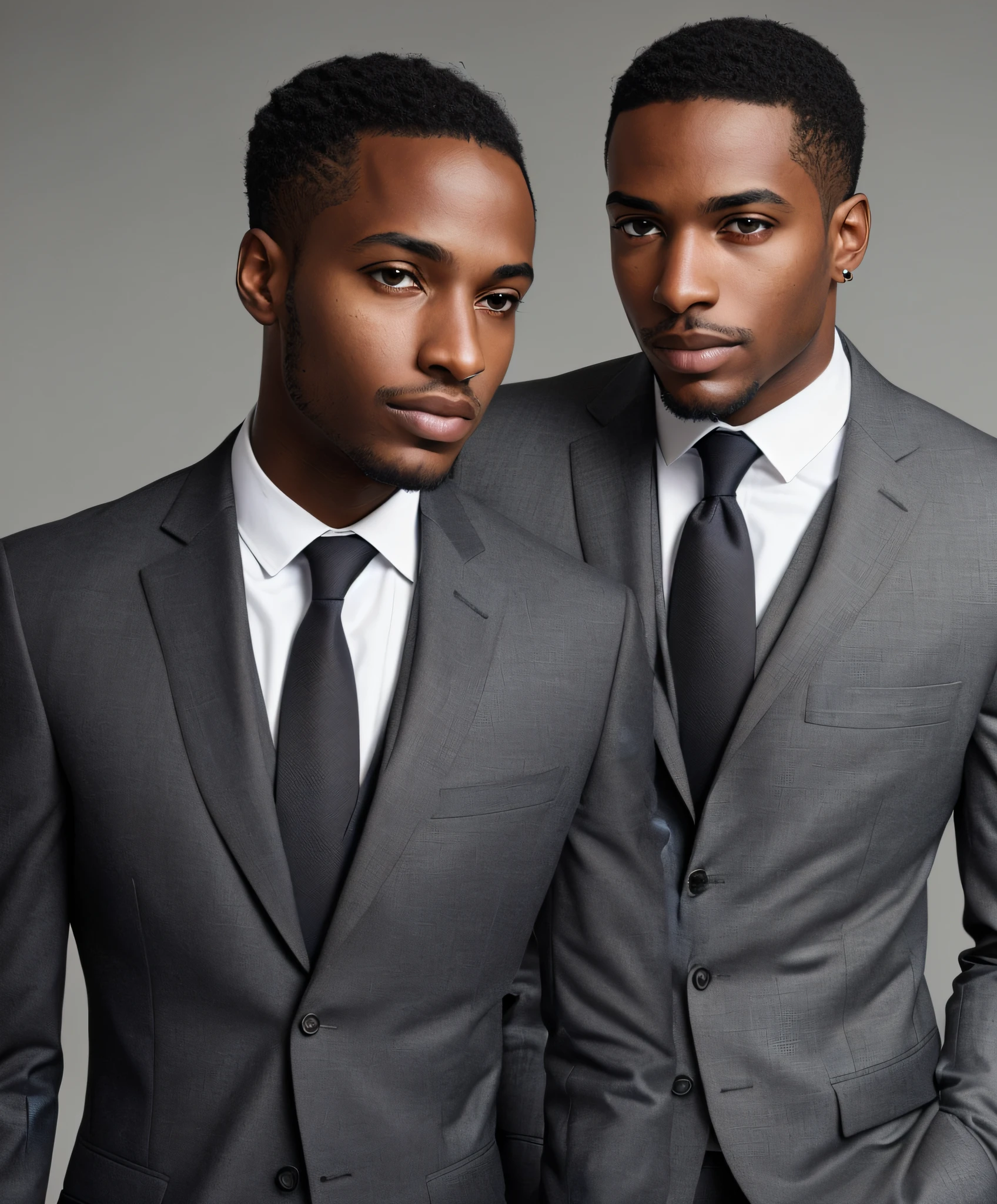man in suit, discreet, wearing business black suit, no beard, black skin, neat model, showing full face and head, no duplicate image, professional profile picture, office clothes, high-res, masterpiece, best quality, intricate details, highly detailed, sharp focus, texture, detailed eyes, professional, 4k