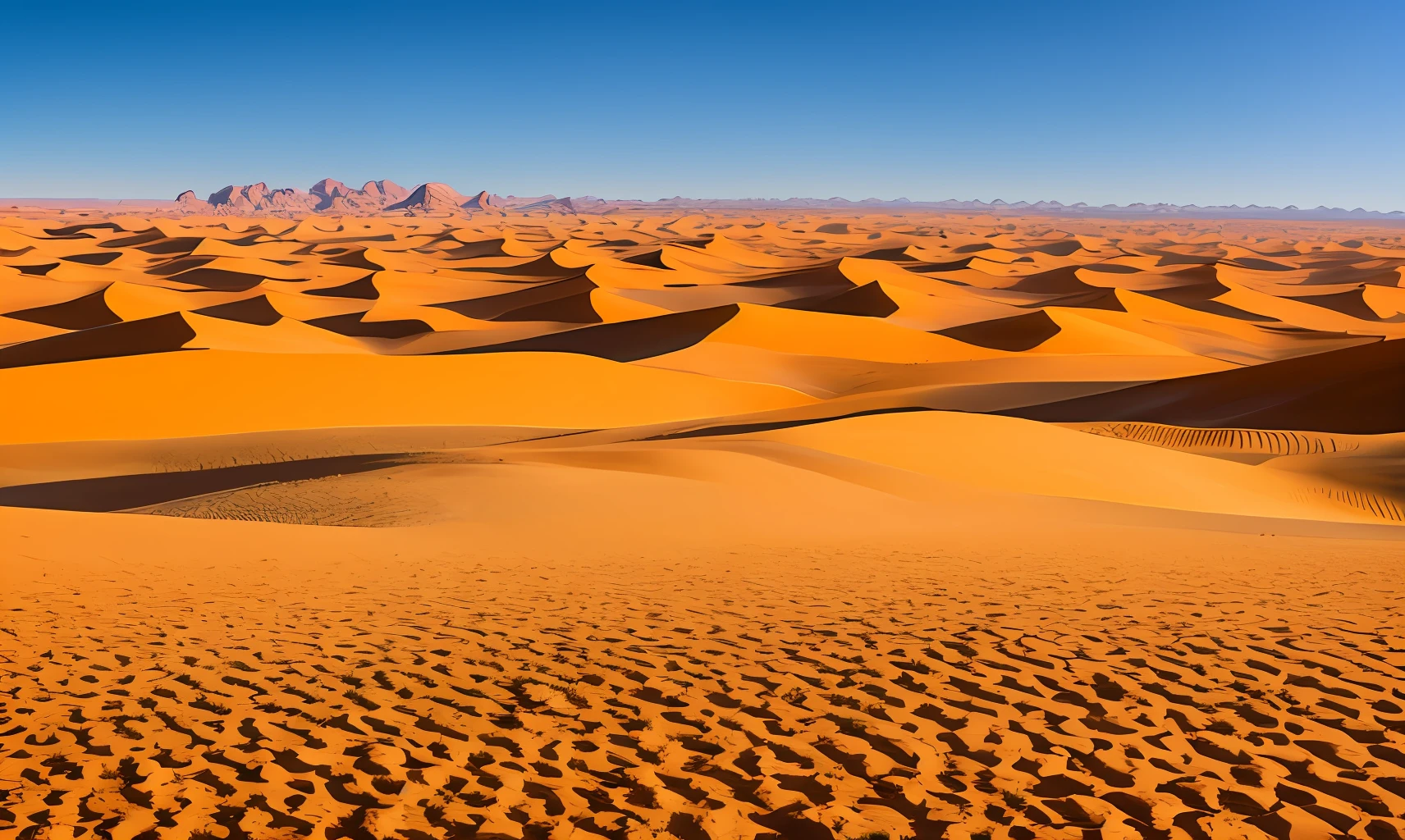 Camel desert landscape Gobi