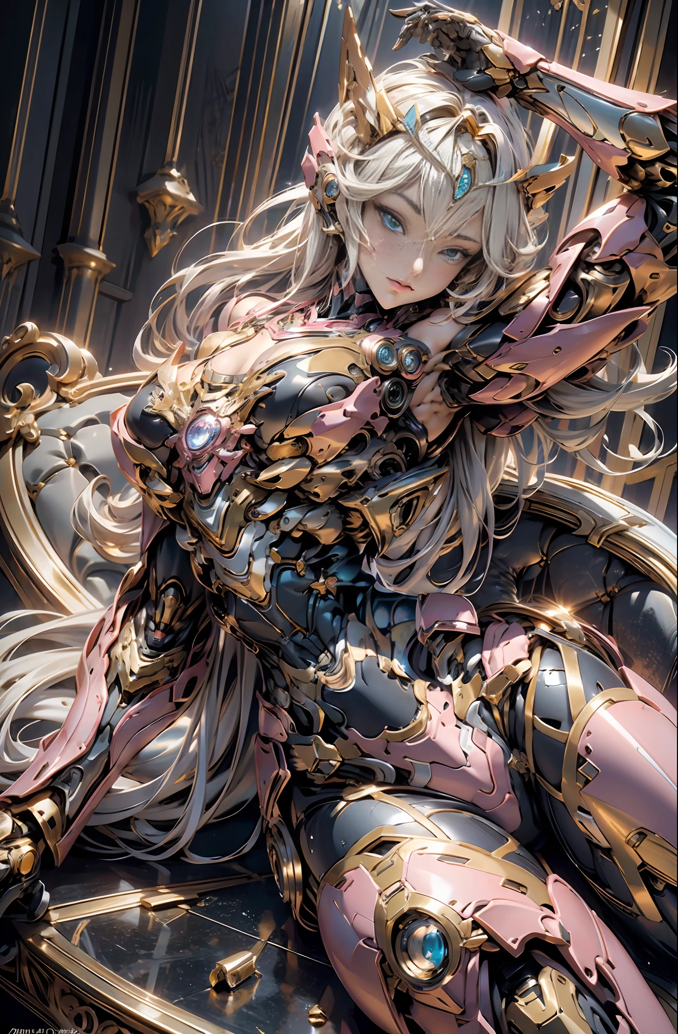Golden Saint Seiya, Marvel Movie Iron Man, (Mecha) (Mechanical) (Armor), Professional RAW Color Photo, (Back Corner), (Lying Down and Raising Legs to Expose Astock: 1.5), (Cumming on Body, Cumming on Breasts, Facial Cumshot, Cumming in Hair): 1.2) (Open Leg: 1.3), Perfect, (Wide Angle), (Three Rules), Perfect Legs, (Pendant) (Colored Gemstone) Knee Flexion, Perfect Feet, Panties Close-up, Sweat, Water Drops, Best Quality, Masterpiece, Super Resolution, (Reality: 1.4), 1 girl, bare shoulders, crazy details, (hip folds: 1.5), lower chest, side chest, unrealistic engine style, Boca effect, David La Chapelle style lens, bioluminescent palette: lilac, pale gold, pale pink, bright white, wide angle, super fine, cinematic still life, vibrant, Sakimichan style, perfect eyes, highest image quality 16K, inspired by Harry Winston, a masterpiece shot by the Canon EOS R 6" Chaos 50,--, Under Eye Mole, ray tracing, surrealism, textured skin --s2