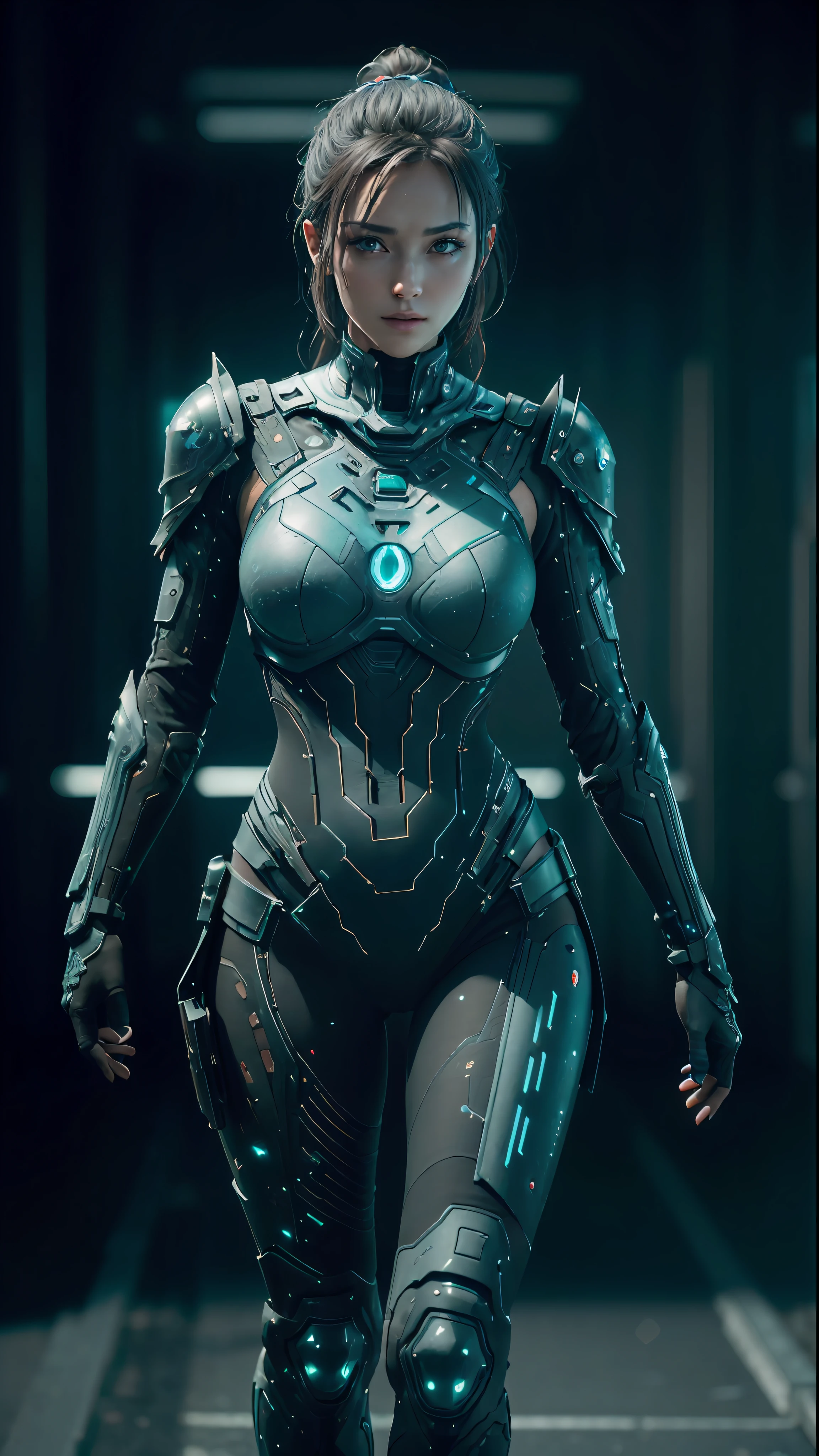 ((Best quality)), ((masterpiece)), (detailed:1.4), 3D, an image of a beautiful cyberpunk female with all black armour,HDR (High Dynamic Range),Ray Tracing,NVIDIA RTX,Super-Resolution,Unreal 5,Subsurface scattering,PBR Texturing,Post-processing,Anisotropic Filtering,Depth-of-field,Maximum clarity and sharpness,Multi-layered textures,Albedo and Specular maps,Surface shading,Accurate simulation of light-material interaction,Perfect proportions,Octane Render,Two-tone lighting,Wide aperture,Low ISO,White balance,Rule of thirds,8K RAW
