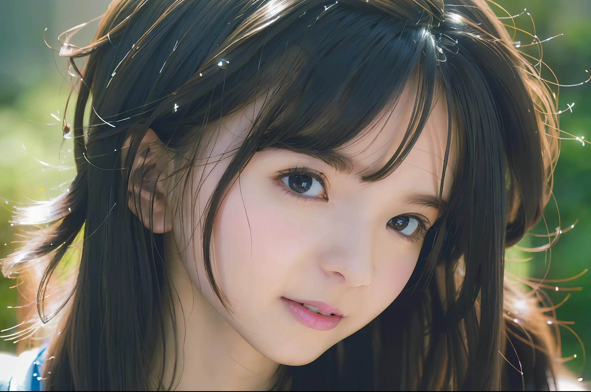 Random Posture, mix4, (8k, RAW photo, top quality, masterpiece: 1.2), (realistic, photorealistic: 1.37), one girl, cute, full face, professional lighting, photon mapping, physical based rendering, shirt with buttons, no bra,, full body image, gradient black hair, short curly hair, handsome, girl, quality photo, High Resolution, 1080p, (Clear Face), (Detailed Facial Description), (Detailed Hand Description), (Masterpiece), (Elaborate CG), Extreme Light and Shadow, Tousled Hair, Master Work, Rich Details, (Fine Facial Features), (Top Quality Photos), (Masterpiece), (Detailed Eyes), Look Before You Eyes, Fine Clavicle