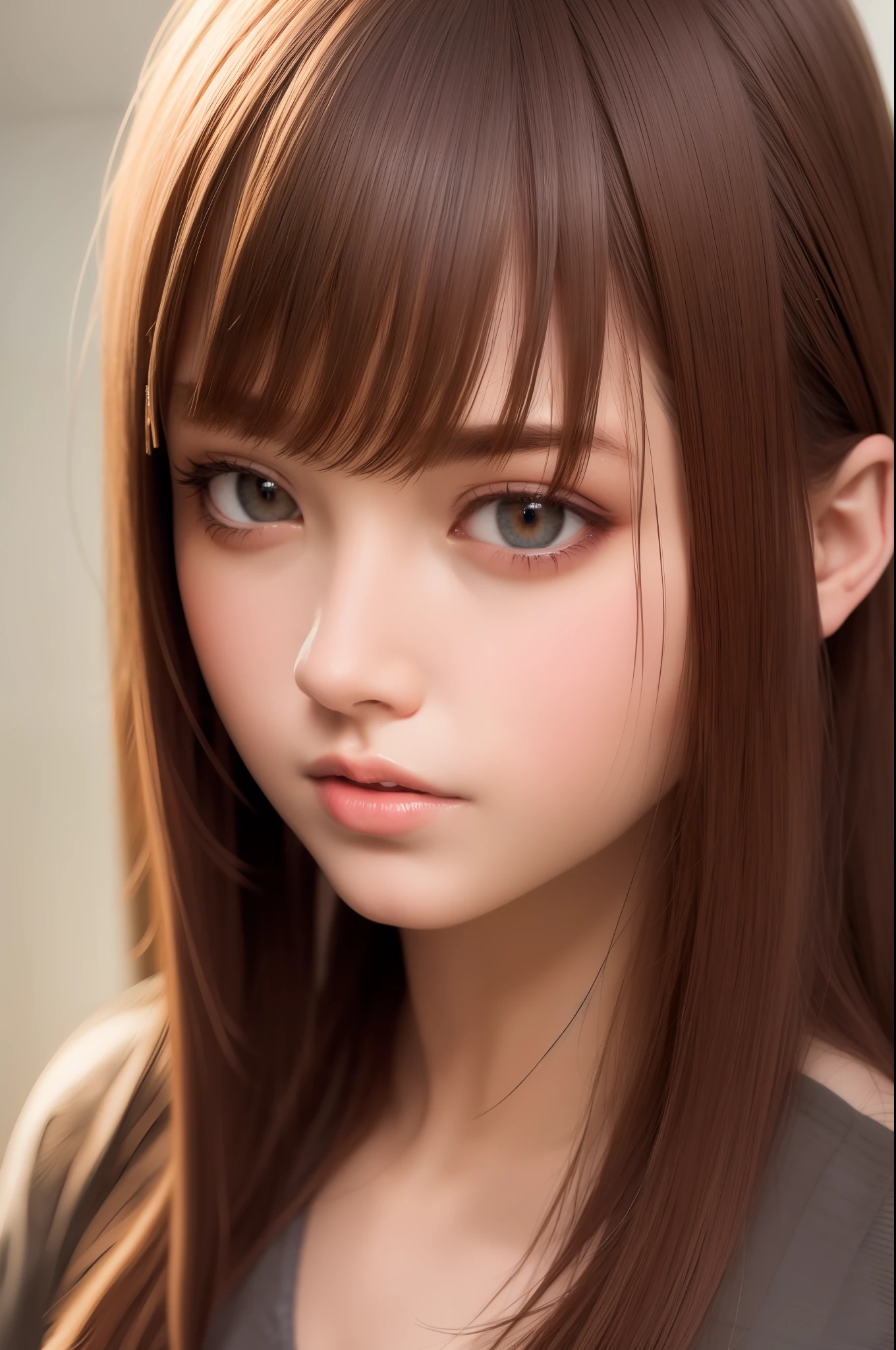 best quality, masterpiece,  (realistic:1.2), 1 girl, brown hair, brown eyes,Front, detailed face, beautiful eyes