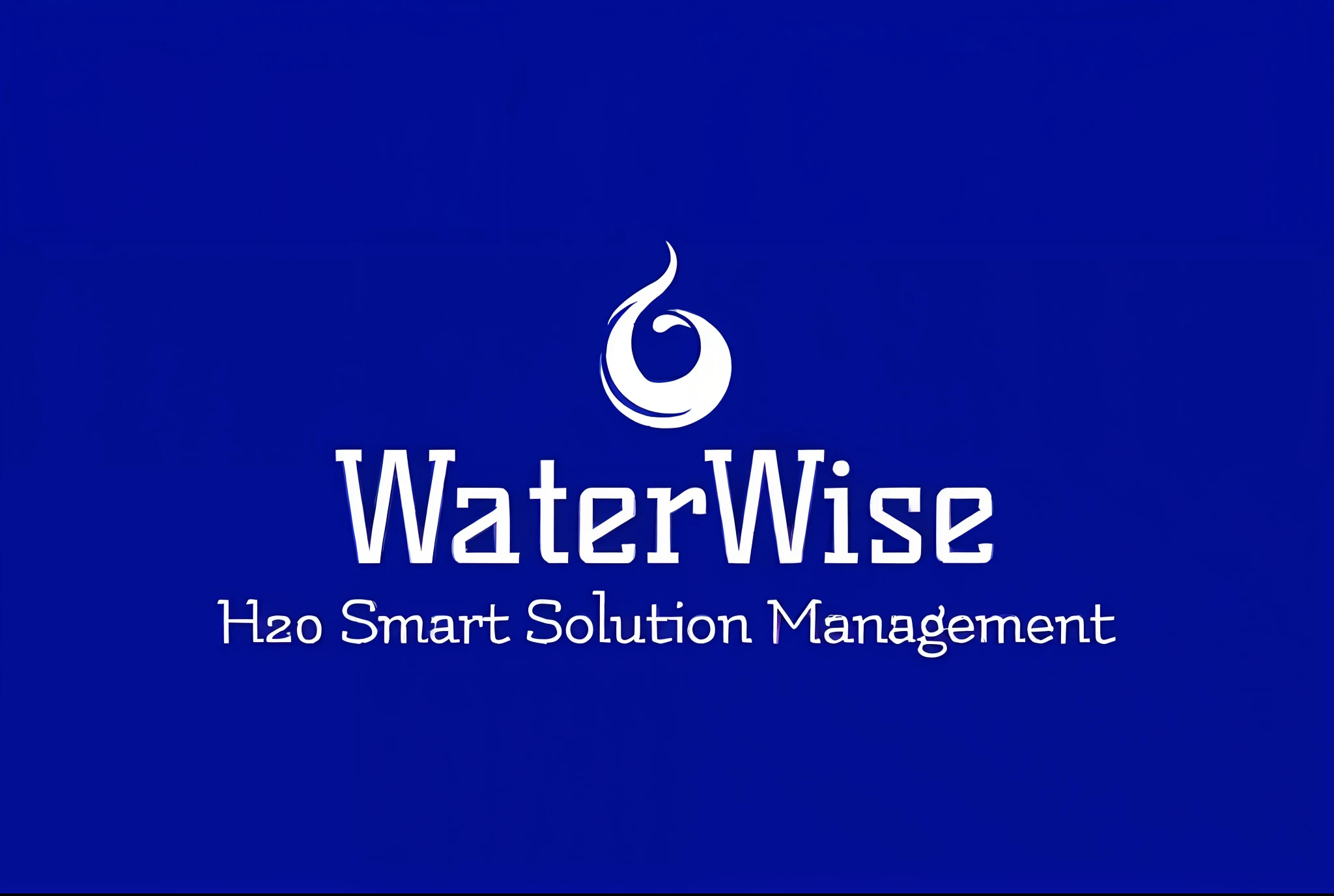 a blue background with a white logo and a blue background with a white logo and a blue background with a white logo and a blue background, water to waste, wise, water water, hazy water, water to waist, water element, avatar image, watermark:-1, avatar for website, watercore, walter white made of water, watermark, white water, waterhouse