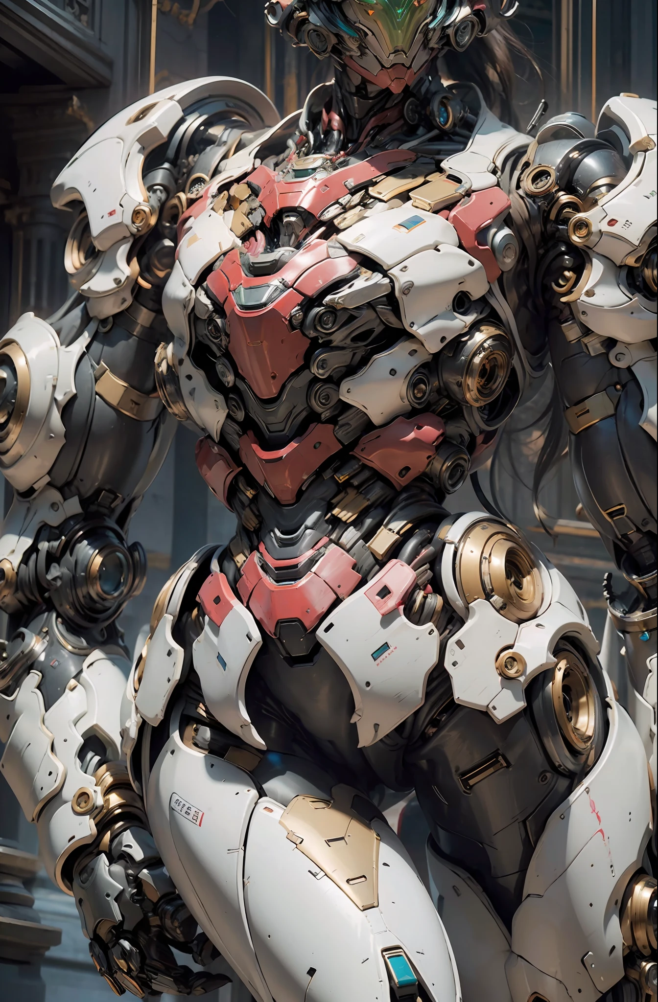 Intricate Details, Super Intricate Details, (Navel Exposed) (girl_standing_beside_robot:1.2), Girl, (Perfect Detail Face, Detailed Eyes), BREAK Robot, (Giant Mech, Red and Black Armor, Blue Eyes, Holding a Rifle), Starry Sky, Skyline, Kamen Rider, (Gundam: 1.4), Golden Saint Seiya, Marvel Movie Iron Man, (Mecha) (Mechanical) (Armor), Professional RAW Color Photo, (Back Corner) , (lie down and raise legs to expose butt: 1.5), (cum on the body, cum on the breasts, face, Ejaculation on hair): 1.2) (open leg: 1.3), perfect, (wide angle), (three rules), perfect leg, (pendant) (colored gemstone) knee flexion, perfect foot, panties close-up, sweat, water drops, best quality, masterpiece, super resolution, (reality: 1.4), 1 girl, bare shoulders, crazy details, (hip folds: 1.5), lower chest, side chest, unrealistic engine style, Boca effect, David La Chapelle style shot, Bioluminescent color palette: lilac, pale gold, pale pink, bright white, wide angle, ultra-fine, cinematic still life, vibrant, saquimica style, perfect eyes, highest image quality 16K, inspired by Canon EOS R 6 "Chaos 50,--, under the eye mole shooting masterpiece Harry Winston, ray tracing, surrealism, textured skin --s2