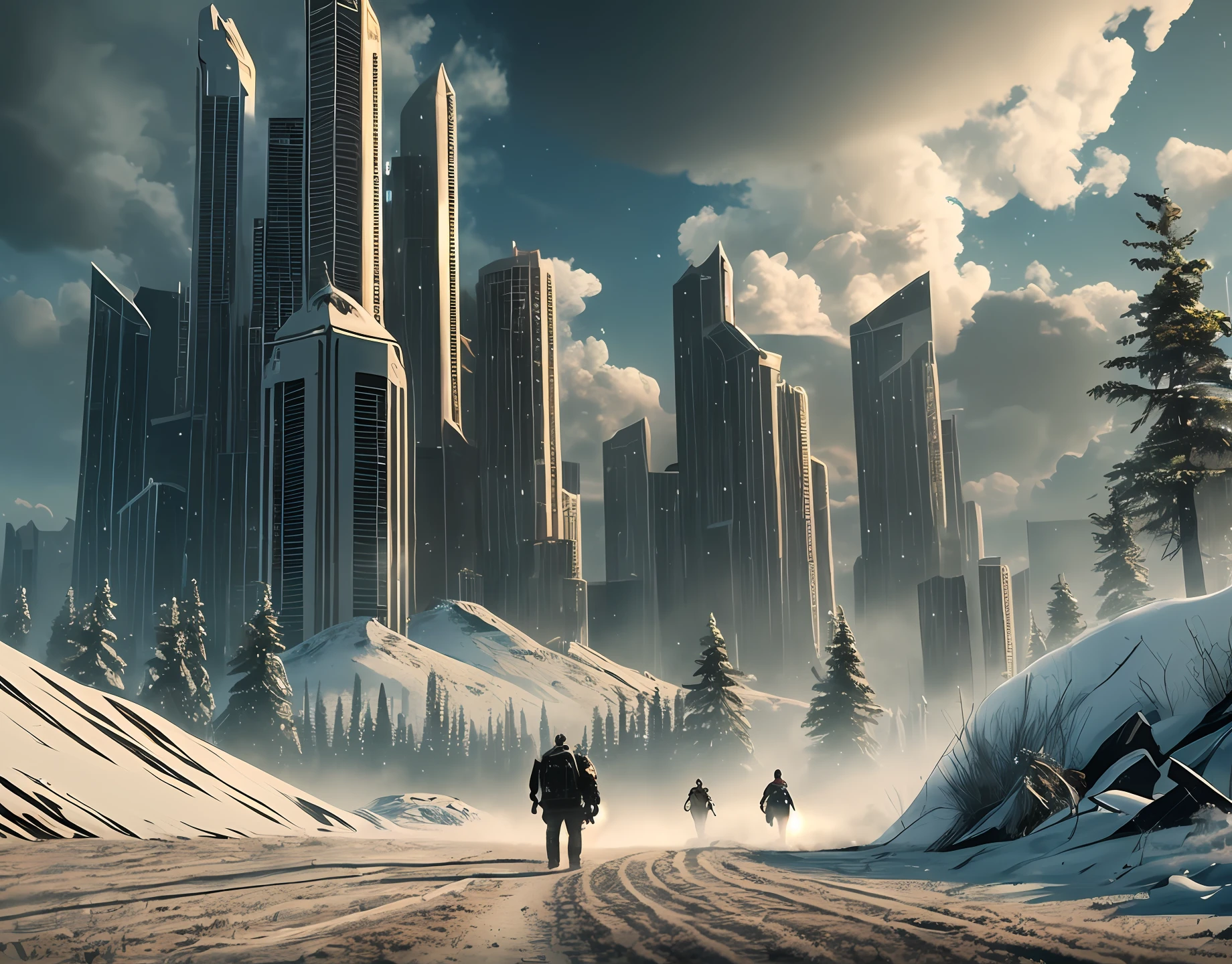 The End of the World, cinematic, realistic, 32 K --auto --s2