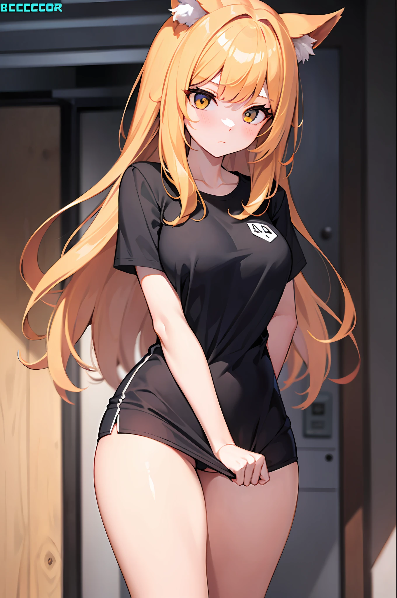 1girl, (rebocador de roupas:1.4), implied pantyshot, hand between legs, Athletic body, Peito Inferior, peito grande, roupas para baixo, pijama, Saia vermelha escura, Community Center , obra prima, best qualidade, absurdos,