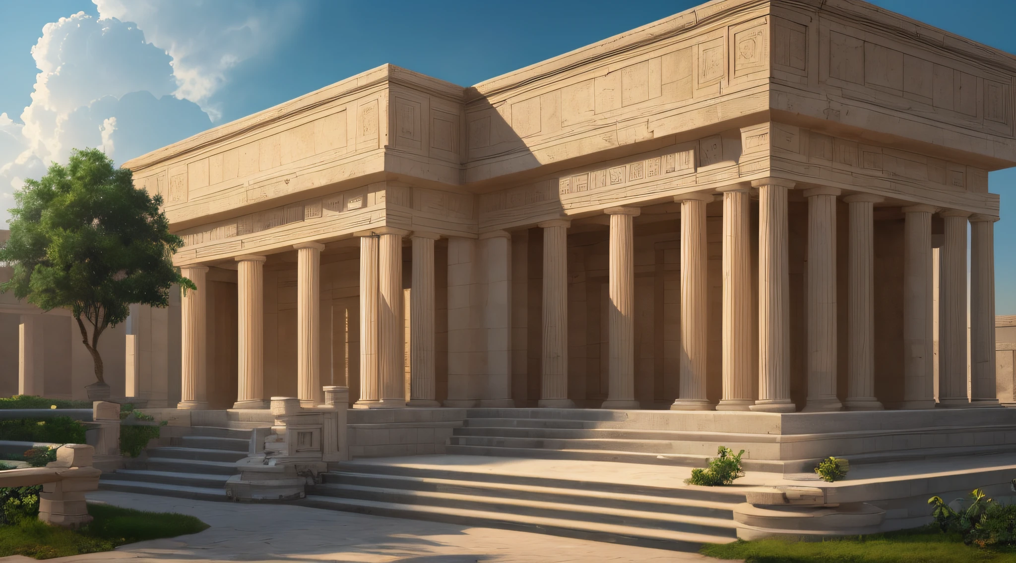 (8k, foto RAW, melhor qualidade, obra-antes), (realista, ultradetalhada), dazzling of ancient Babylon