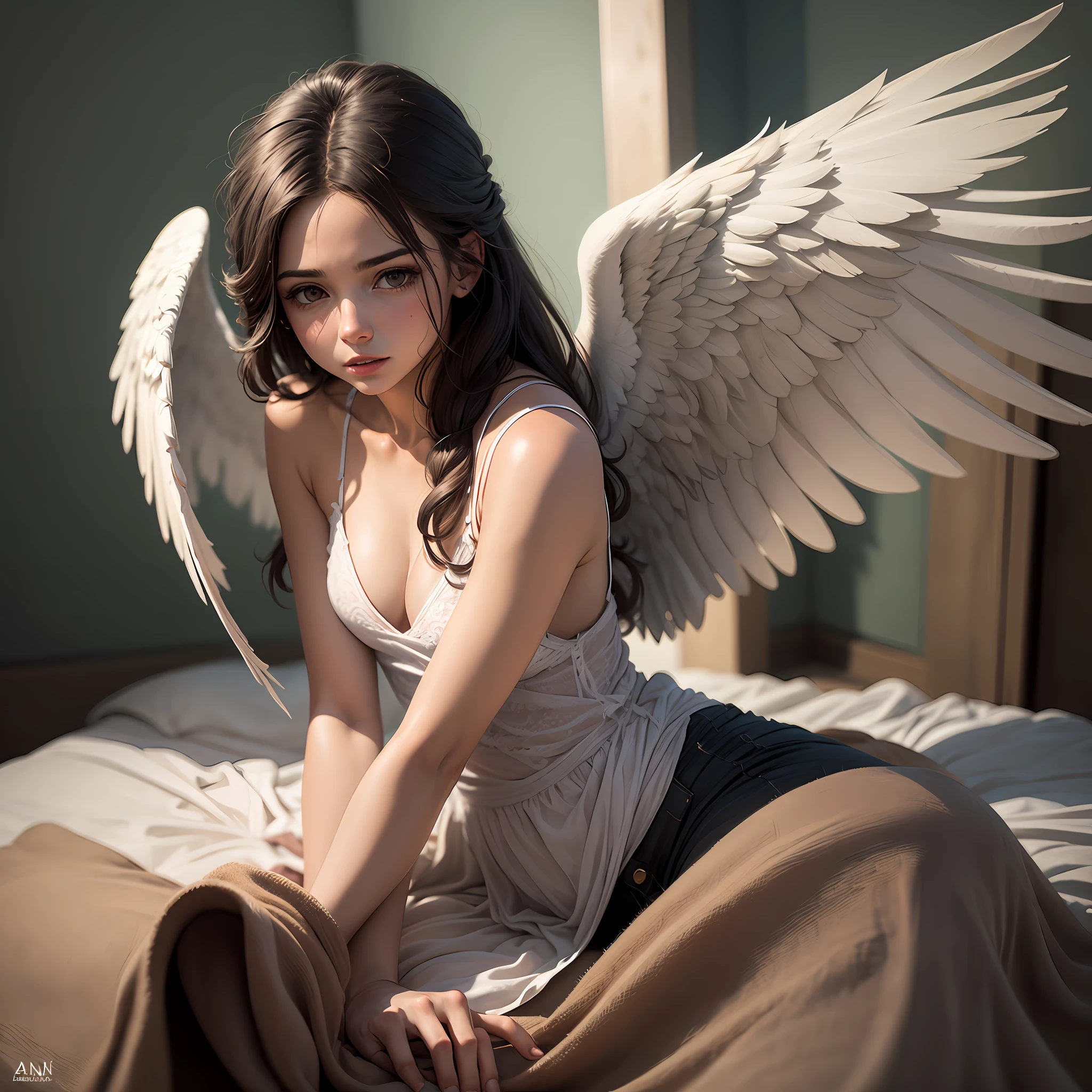 Querubim realismo cupido anjo realista --auto