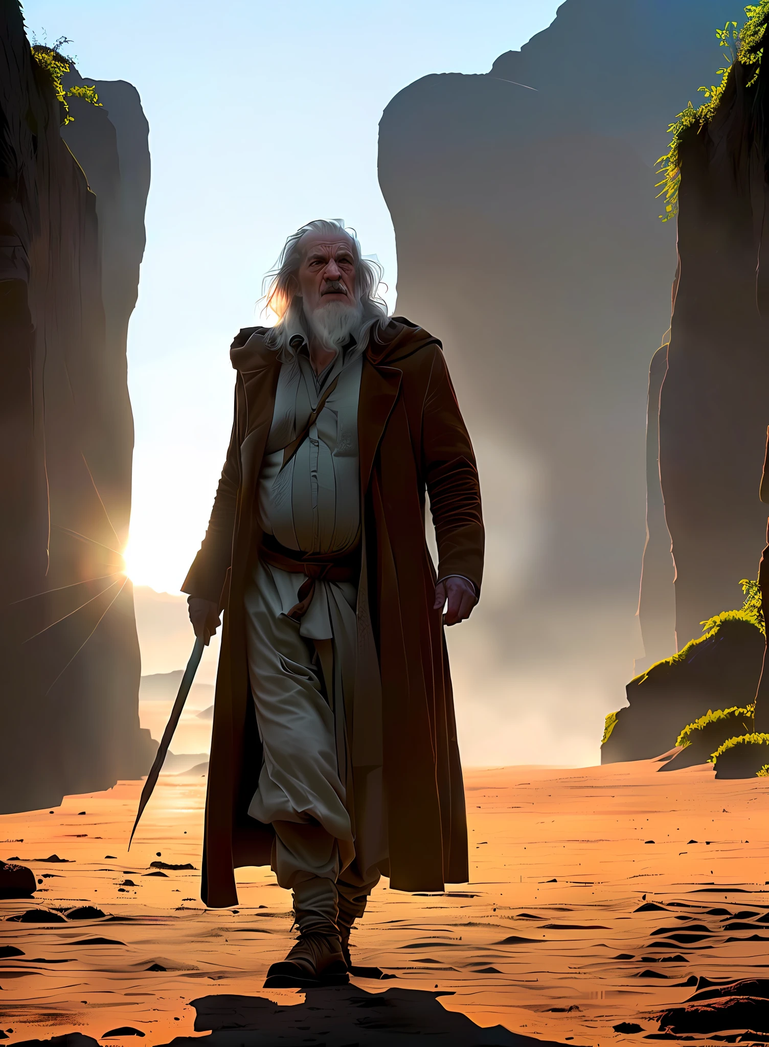 estilo modelshoot, (papel de parede 8k extremamente detalhado), a full photo of Gandalf casting a spell, Intrincado, Alto Detalhe, dramatic, mundo de fantasia, fantastic location, poros da pele, very dark lighting, sombras pesadas, rosto detalhado e detalhado, (vibrante , foto realista, realista, dramatic, escuro, focus sharp, 8k), muito longe, montanha