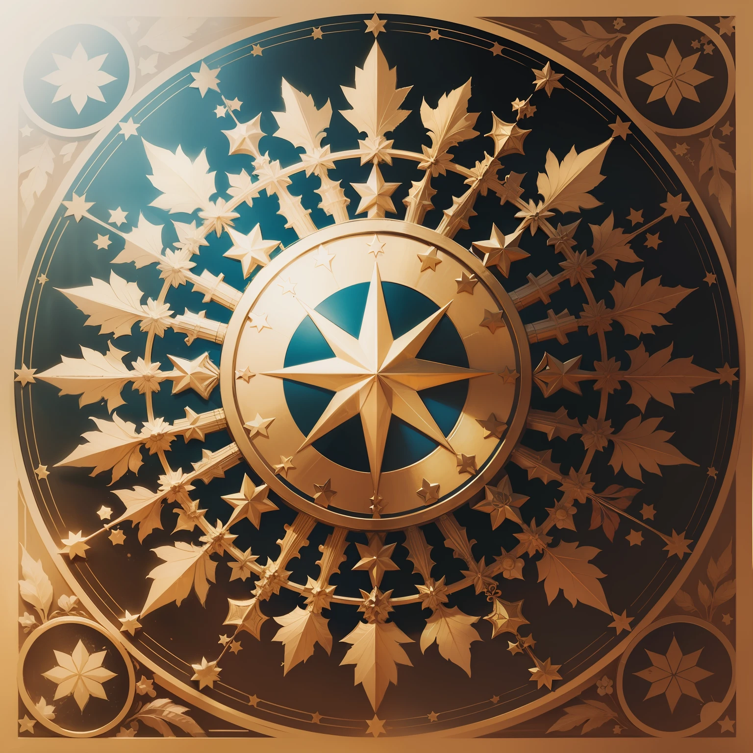 flag of religious empire, must be blue and yellow and contain an emblem that refers to respect and fear --auto --s2