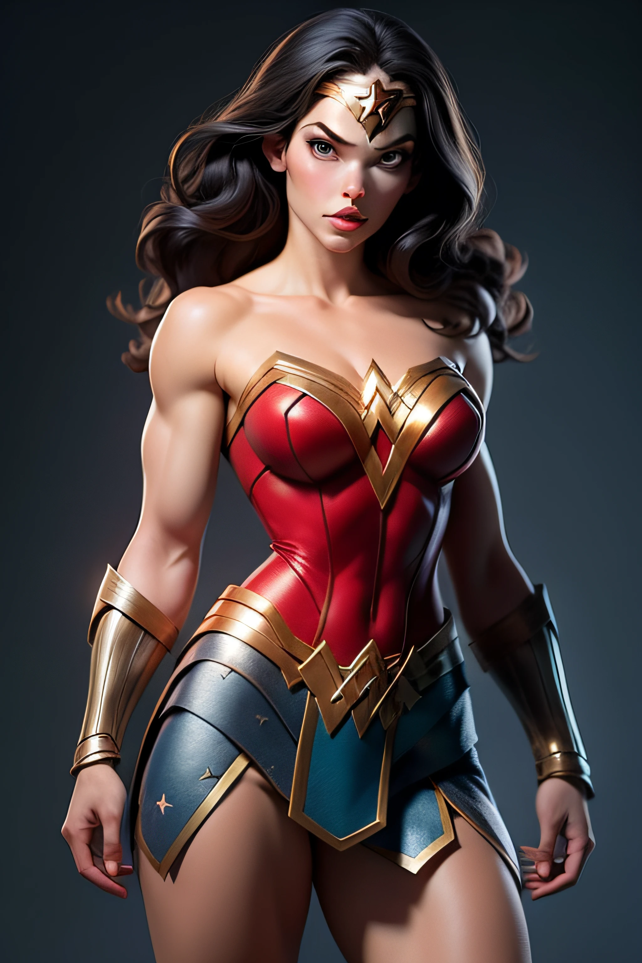 wonder woman fofa linda perfeita