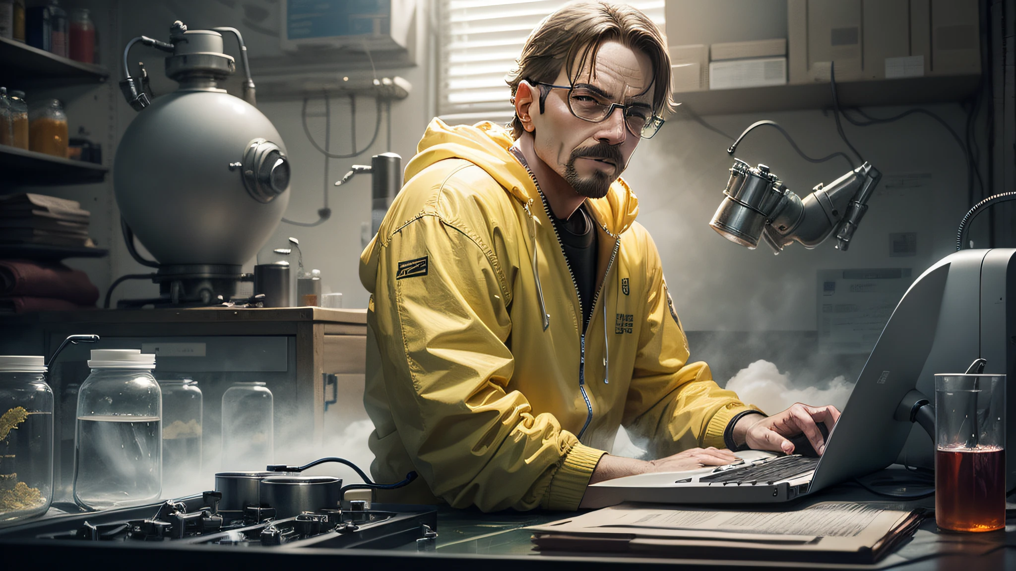 realistic, science graphics, Breaking Bad --auto