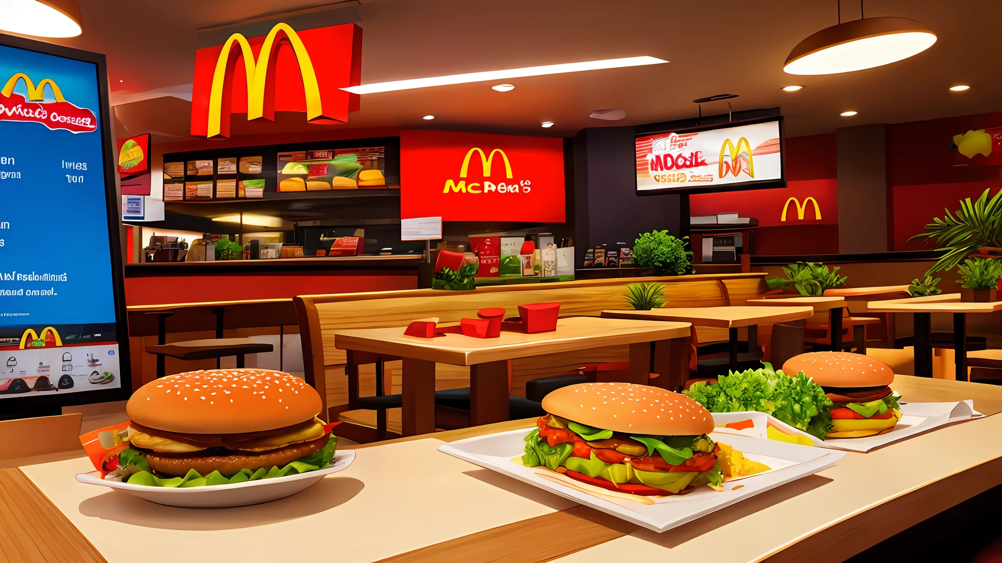 RESTAURANTE DO McDonald's SOMBRIO E DE TERROR
