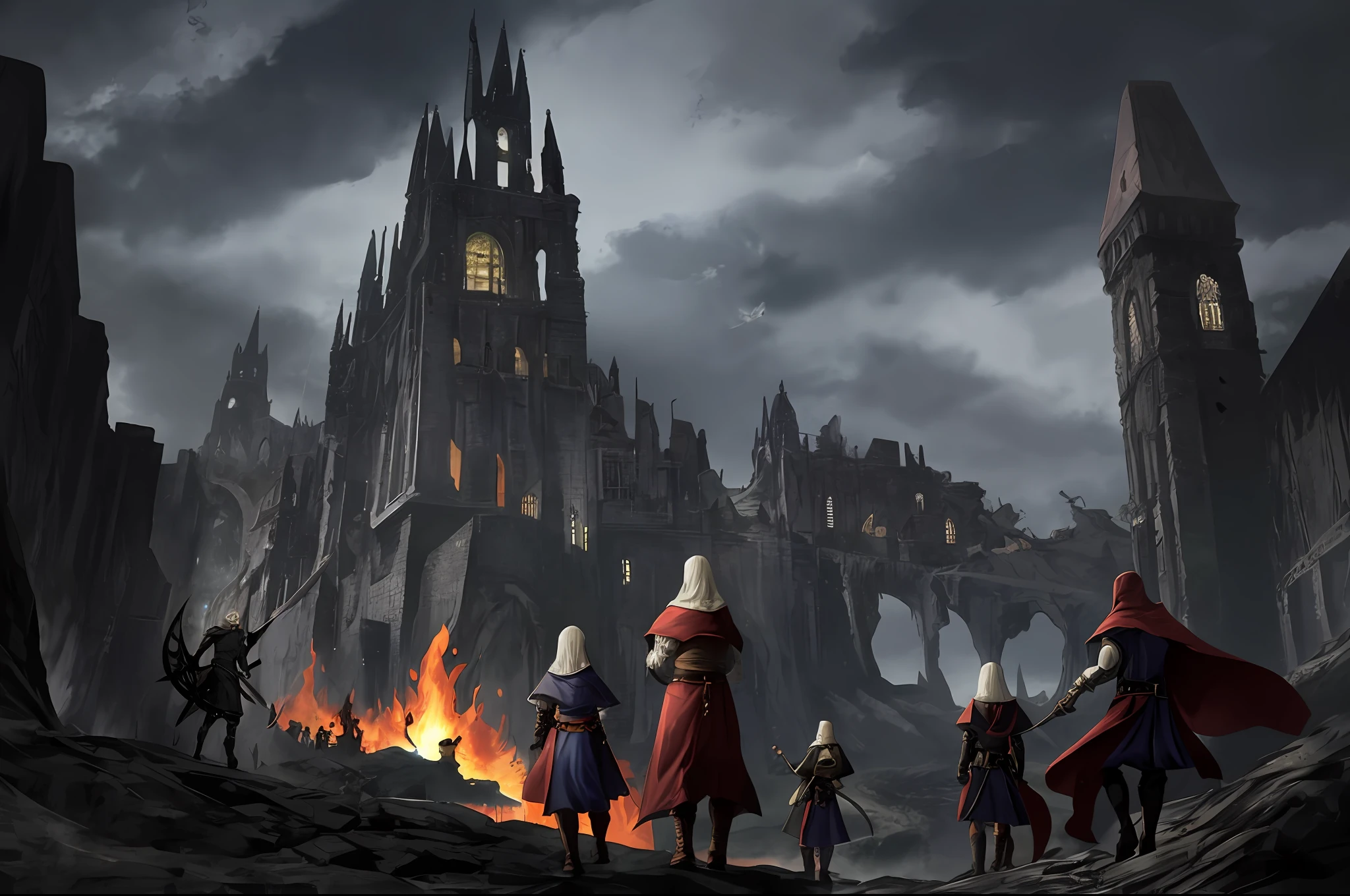 O fim do mundo, medieval, dark fantasy