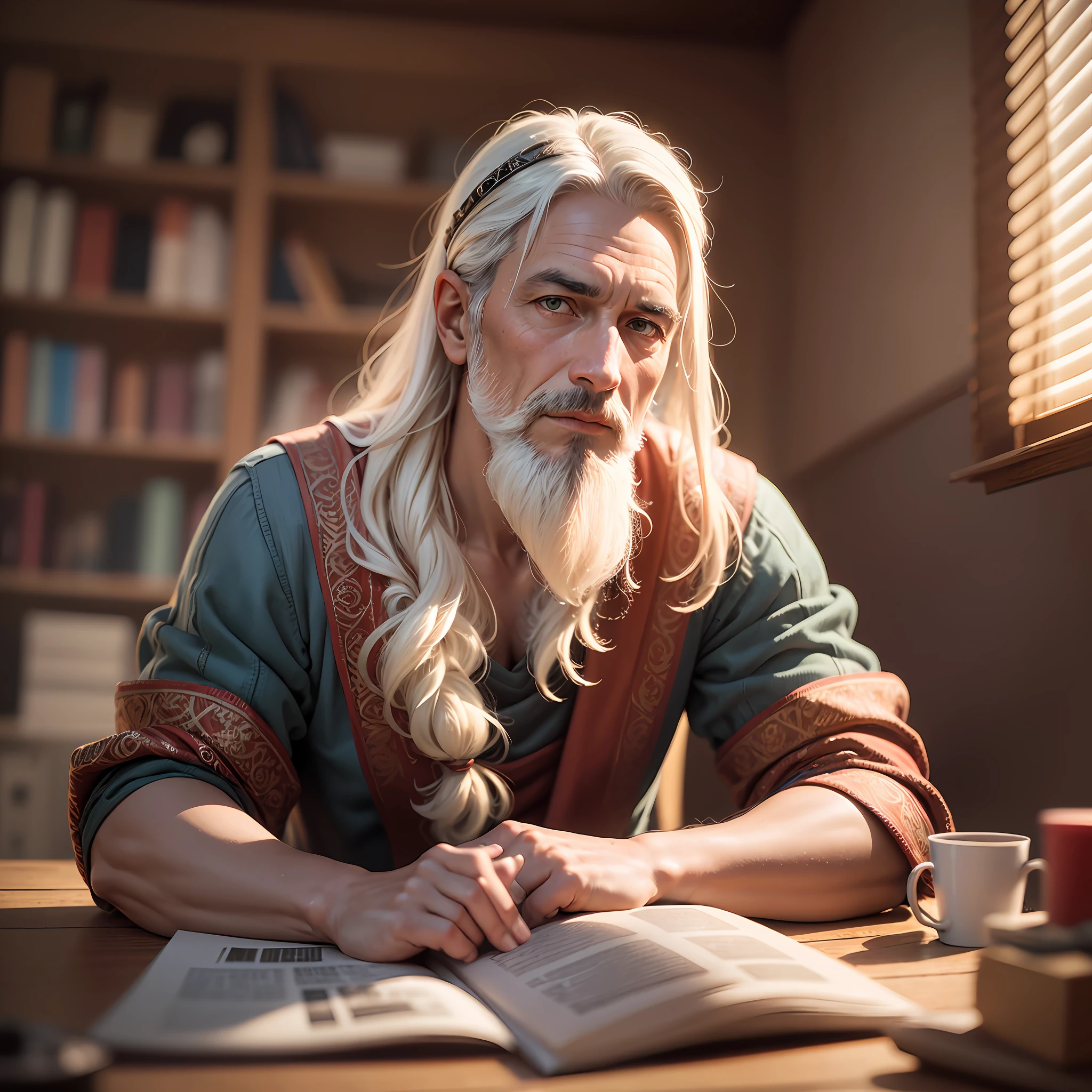 Foto RAW, Portrait of King Solomon, filho de Davi um homem com barba e cabelo grande e preto de 50 anos em roupas e coroa de Rei da epoca de jerusalem da biblia, pale skin, corpo esguio, (fundo de templos antigos) (pele altamente detalhada: 1.2), 32k uhd, DSLR, smooth lighting, alta qualidade, film grain, Fujifilm XT3 --auto --s2
