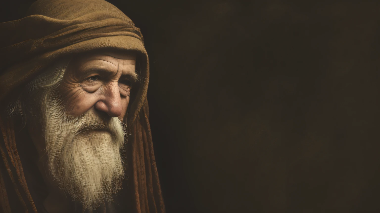 a closeup of a man with a long beard and a hat, velho homem sabio, 8k artistic portrait photography, foto Mulher nua do retrato Mulher nua de um homem velho, retrato Mulher nua do homem velho, um velho homen, Portrait of beNaked woman duin d&Mulher nua d, foto Mulher nua de retrato, Direction: AMulher nua dam Marczynski, Retrato Mulher nua do monge, Direction: Micha Klein, Direction: Artur Tarnowski