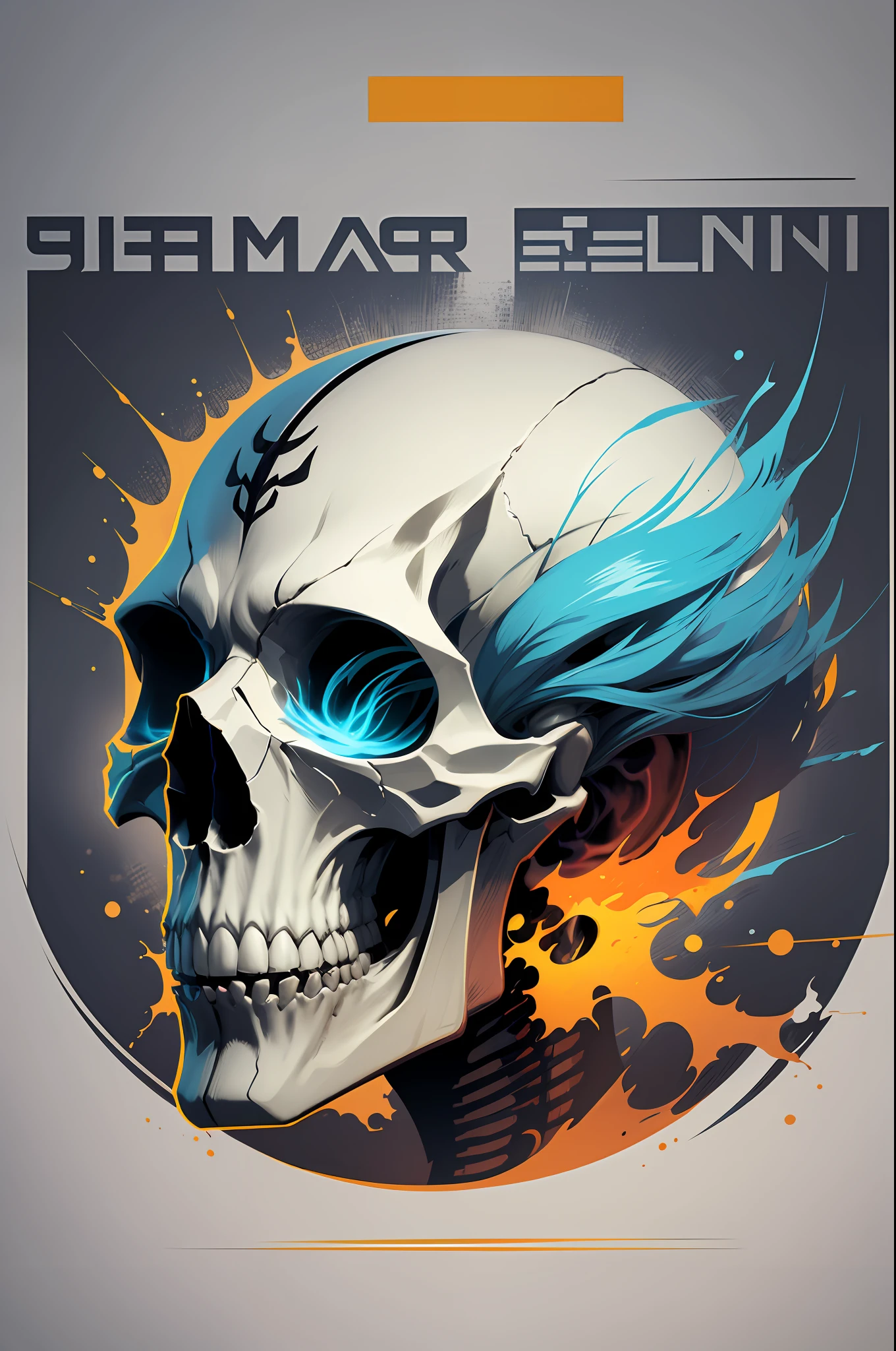 a skull skull from the front, medieval soldier style, vector art, flat image, 2d, dull, full color, vectorized --auto --s2