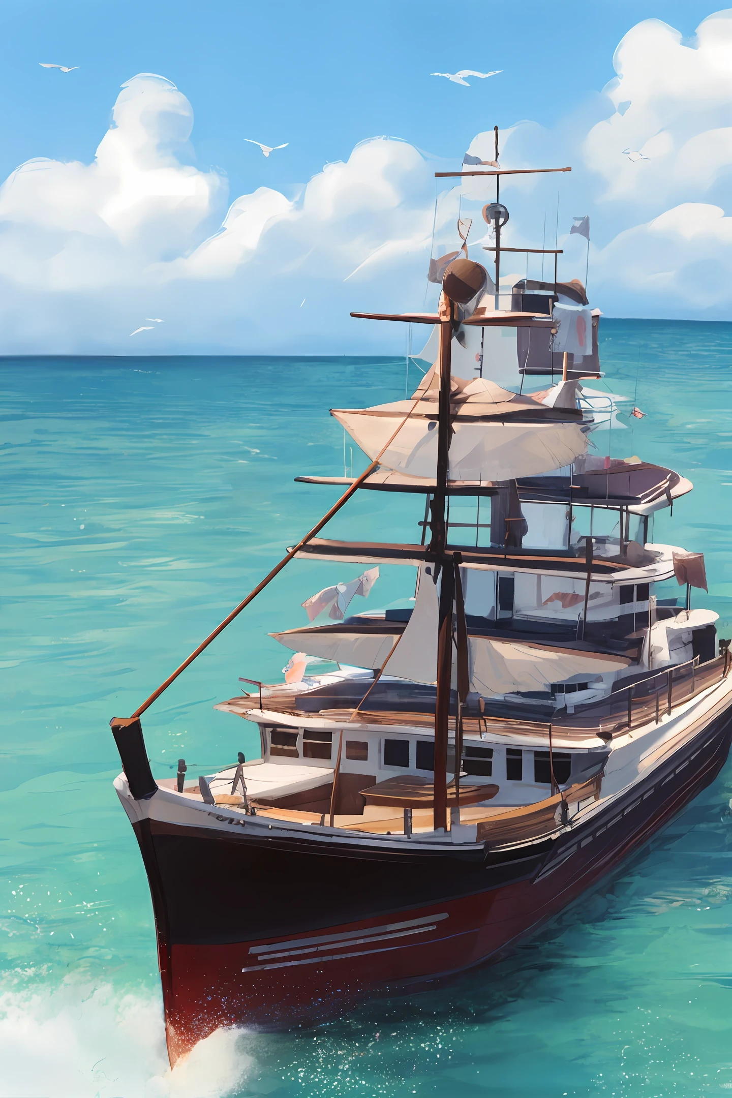 Bateau sur voiture