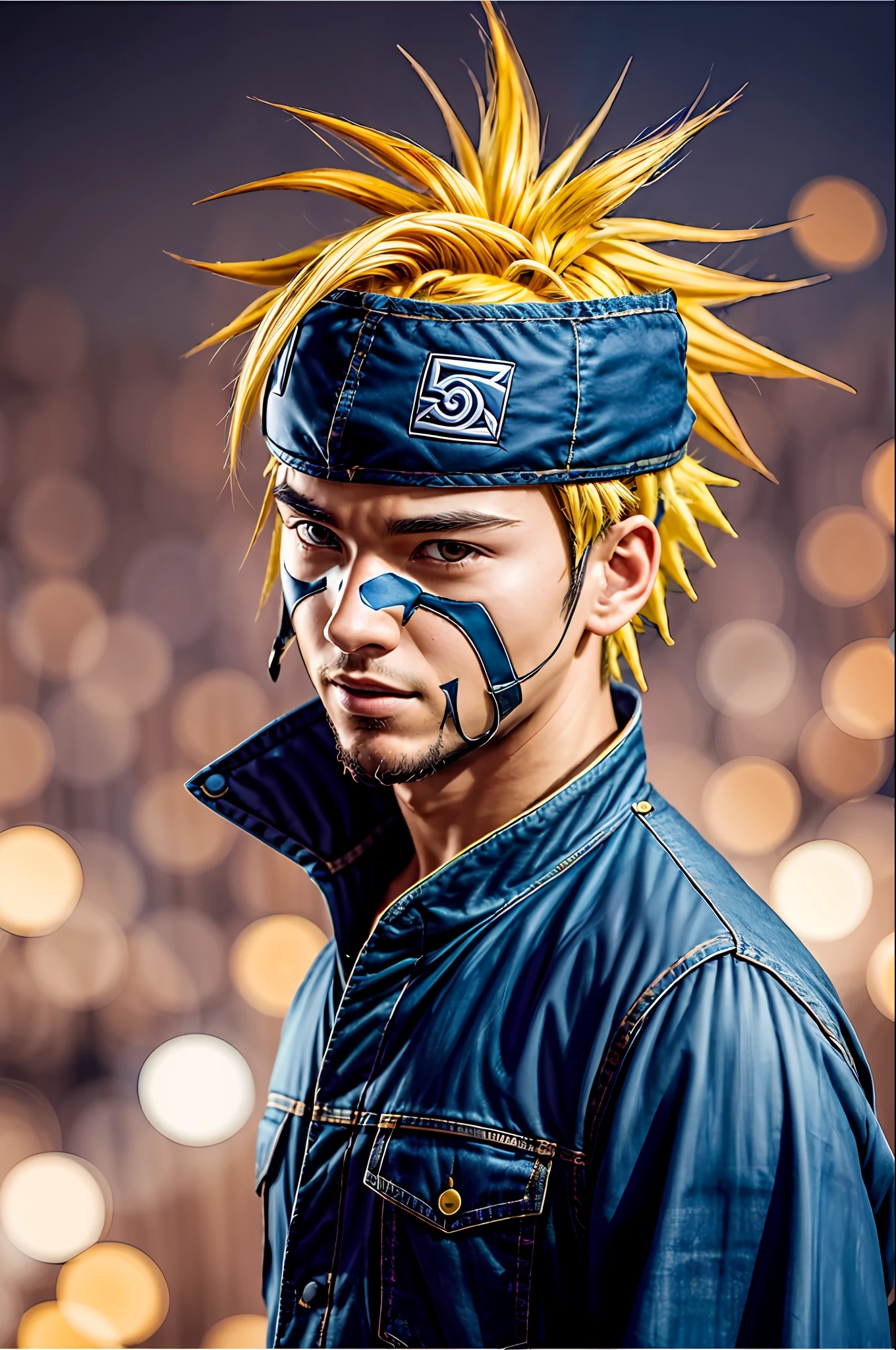Naruto com cabelo grande