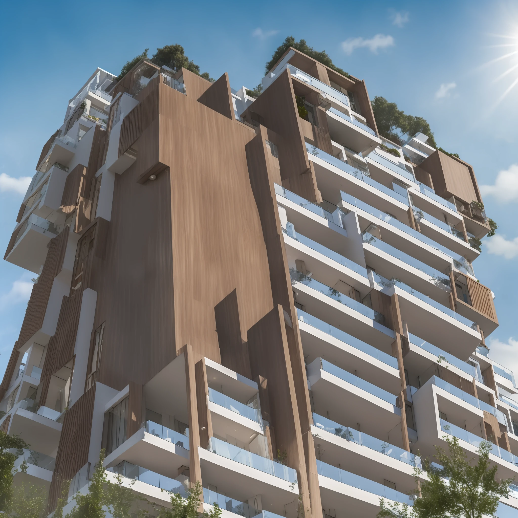 Very tall luxury building, modern building (obra prima) alta qualidade