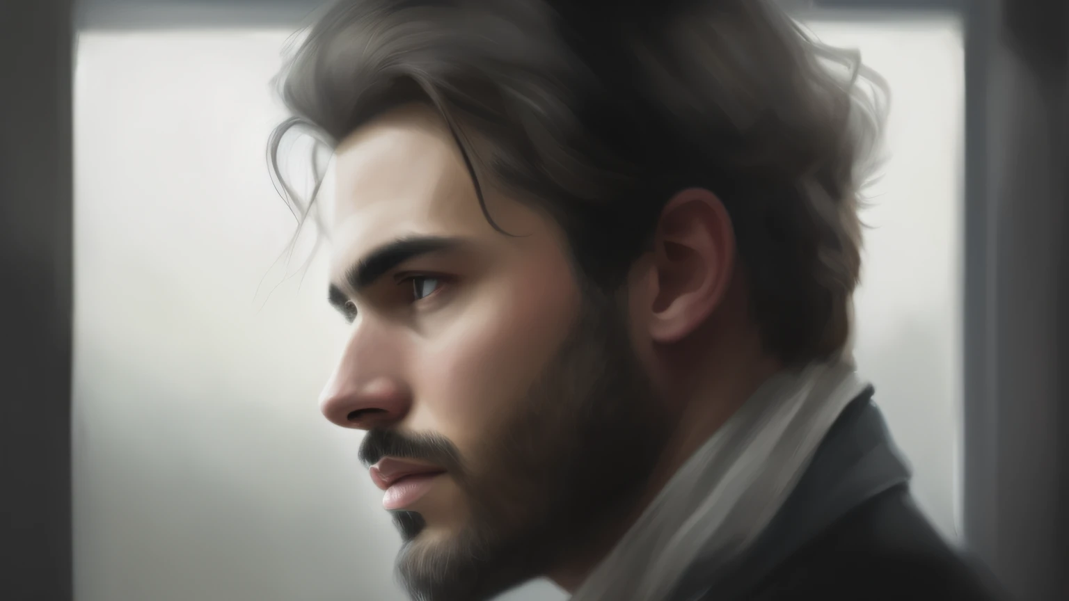 imagem arafed de um homem com barba e gravata, cinematic realistic portrait, epic portrait illustration, retrato masculino da fantasia, pintura digital detalhada, retrato da arte do personagem, pintura digital realista, Grande arte digital com detalhes, 4k digital painting, 4 k digital painting, cinematic bust portrait, # 1 digital painting of all time, #1 digital painting of all time