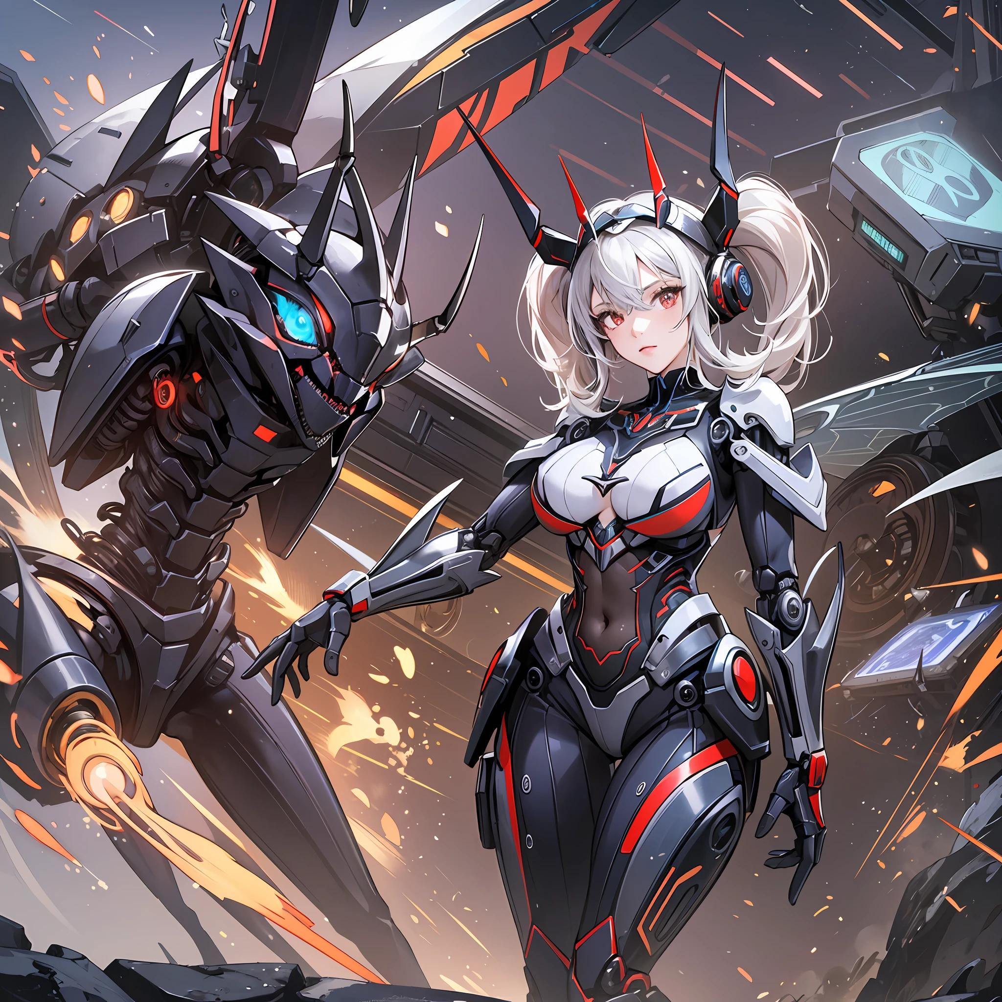 Woman in a costume in the color of Cerambycidae, best anime 4K wallpapers, full body, cyberpunk Cerambycidae, mechanized Valkyrie girl, biomechanical, highly detailed Artgerm based on Cerambycidae, cyborg Cerambycidae, anime style 4K, Cerambycidae