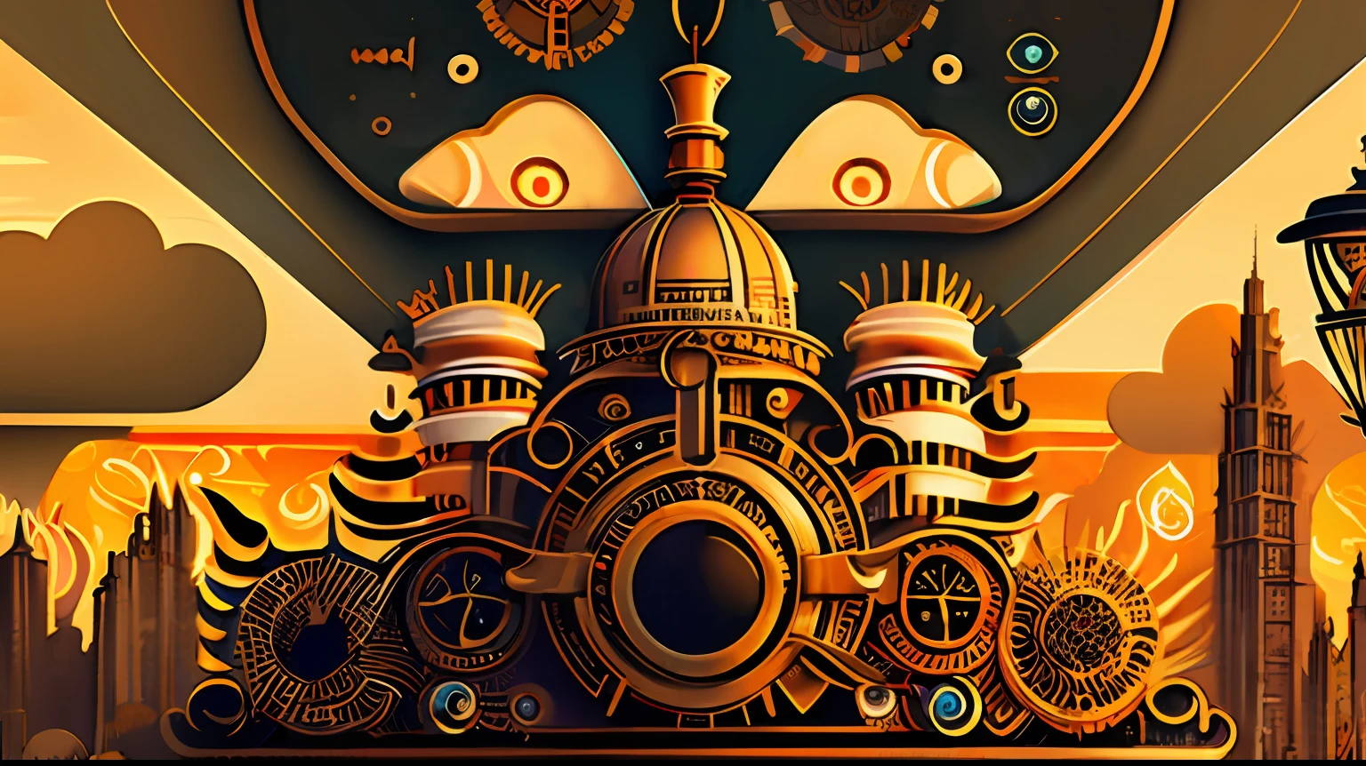 DRAW A REALISTIC EYE WITH A HINDU MANDALA BACKGROUND --auto